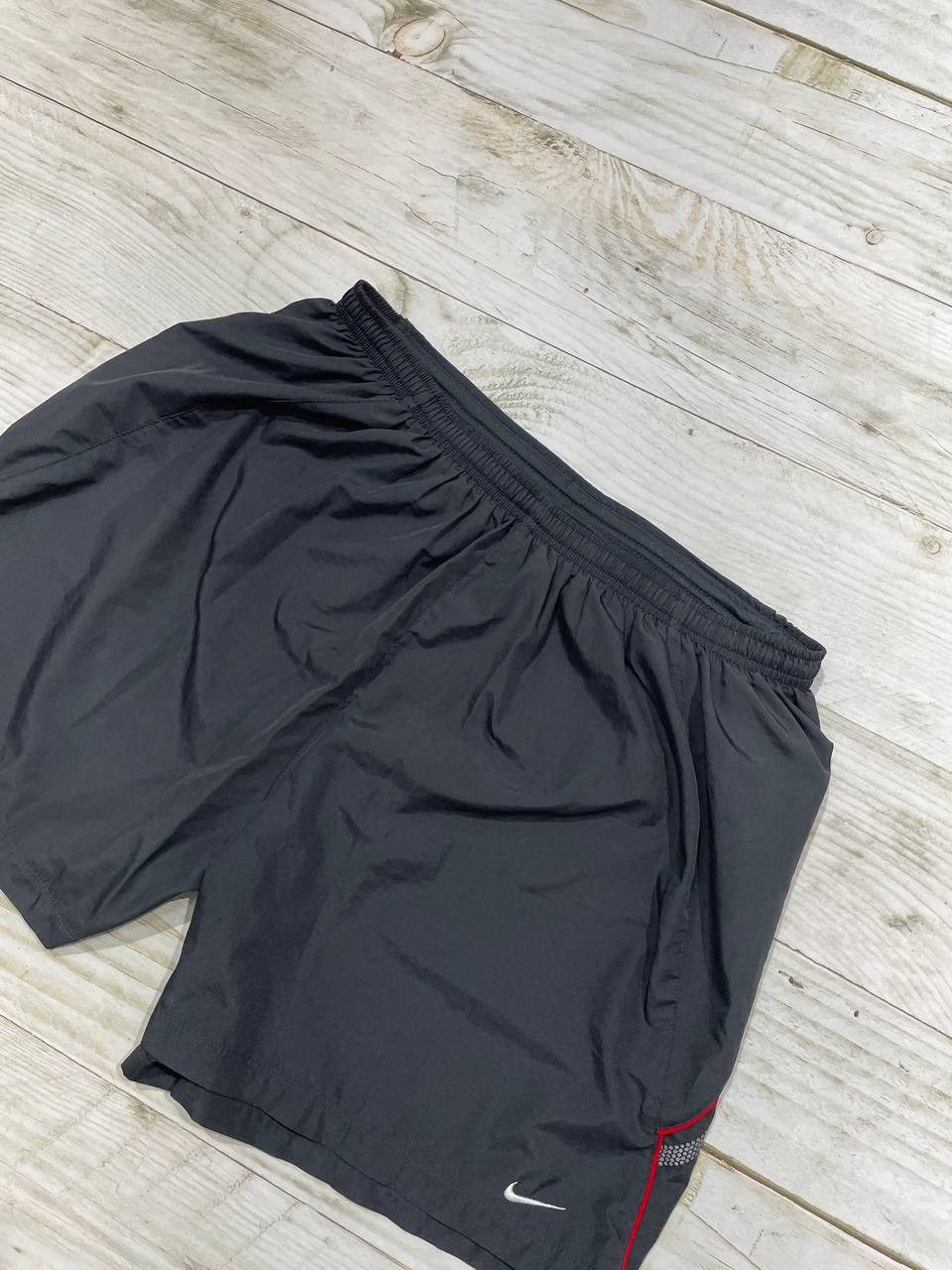 Nike Vintage Nike Striped Shorts 00s Swoosh Swim Running Size US 38 / EU 54 - 2 Thumbnail