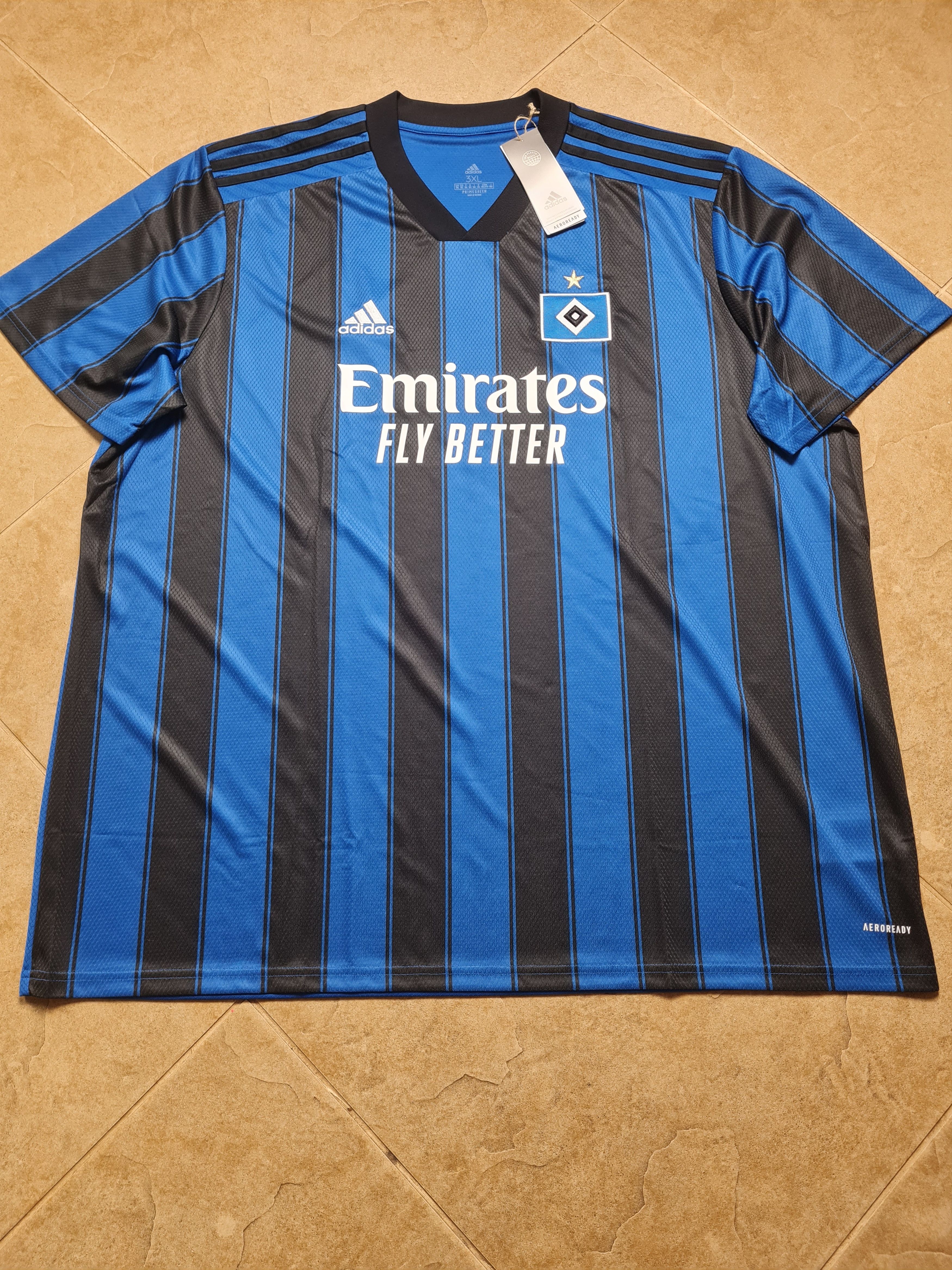 Adidas HAMBURG SV GERMANY 2021/2022 JERSEY HOME ADIDAS SIZE 3XL Size US XXL / EU 58 / 5 - 9 Thumbnail