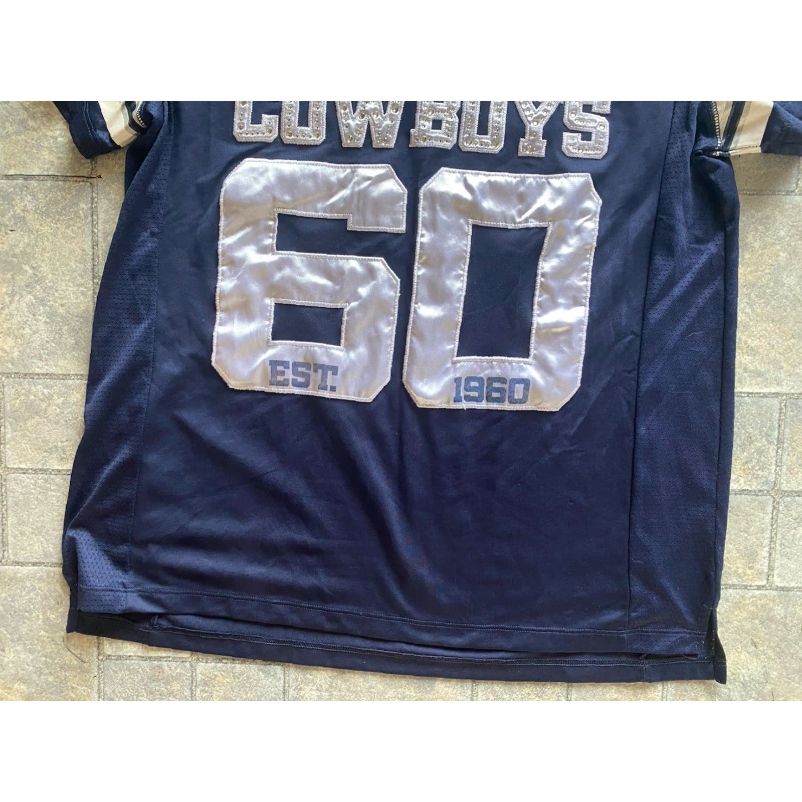 Pinko PINK 5th Ocean Dallas Cowboys Blue Jersey Shirt Women M Ocean Women’s M Dallas Cowboys Blue Jersey Shirt 60 #60 Size M / US 6-8 / IT 42-44 - 2 Thumbnail