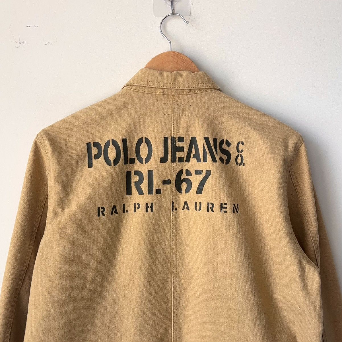 Polo Ralph Lauren Vintage Polo Jeans Co RL67 Canvas Chore Coat Workwear Size US L / EU 52-54 / 3 - 2 Thumbnail