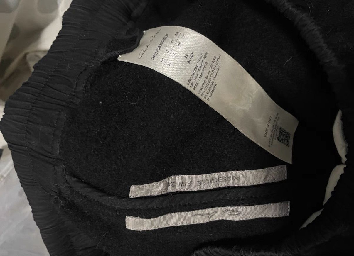Rick Owens Rick Owens 24FW Porterville Runway Wool Drawstring Shorts Size US 34 / EU 50 - 3 Thumbnail