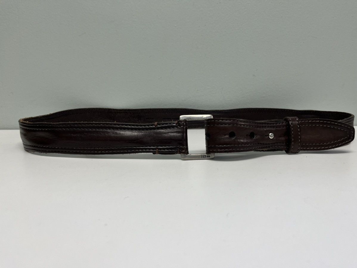 John Varvatos Leather Pullback Belt. 40 Size 40 - 3 Thumbnail