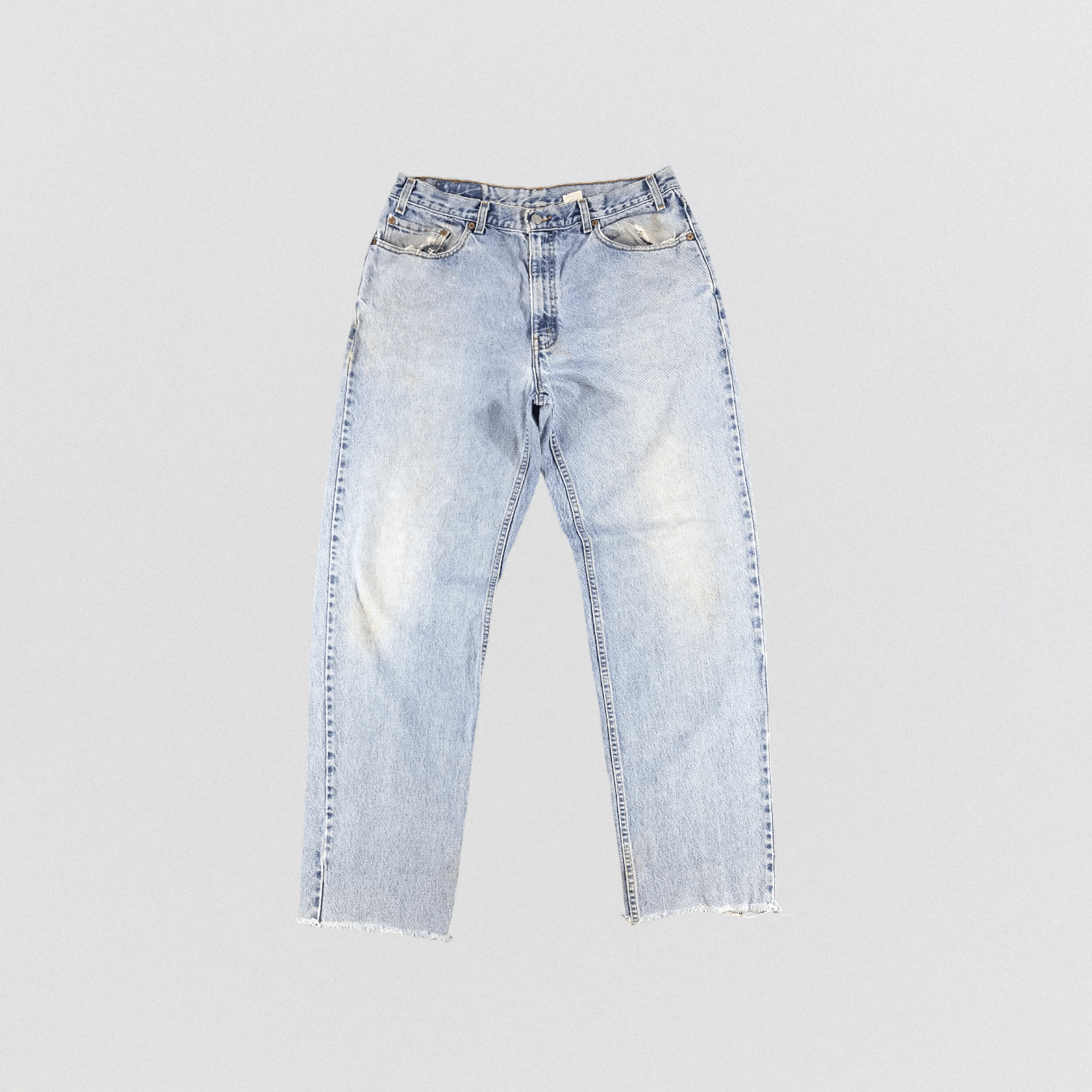 Levi's × Vintage Vintage 90s Light Wash Levis 550 Jeans-JM725A Size US 36 / EU 52 - 1 Thumbnail