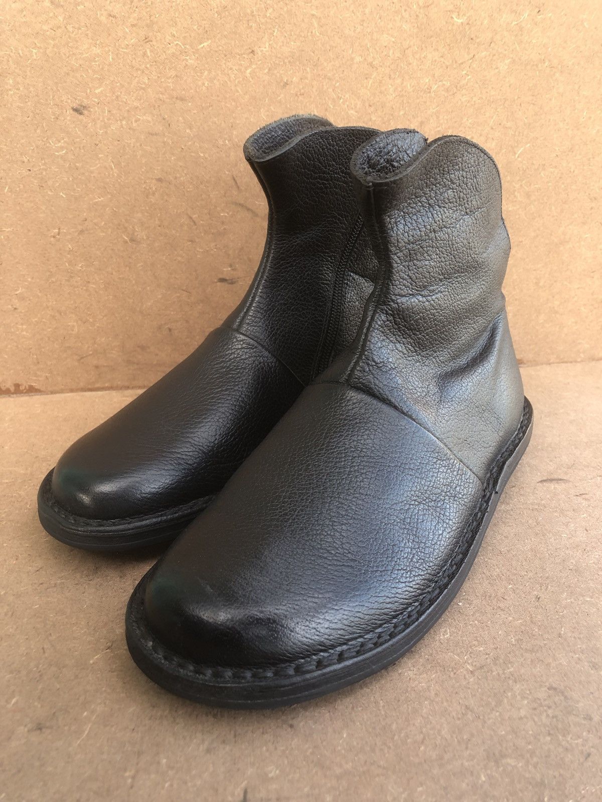 Trippen Trippen Black Calfskin Leather Women’s Boots Size 38 Size US 7 / IT 37 - 3 Thumbnail