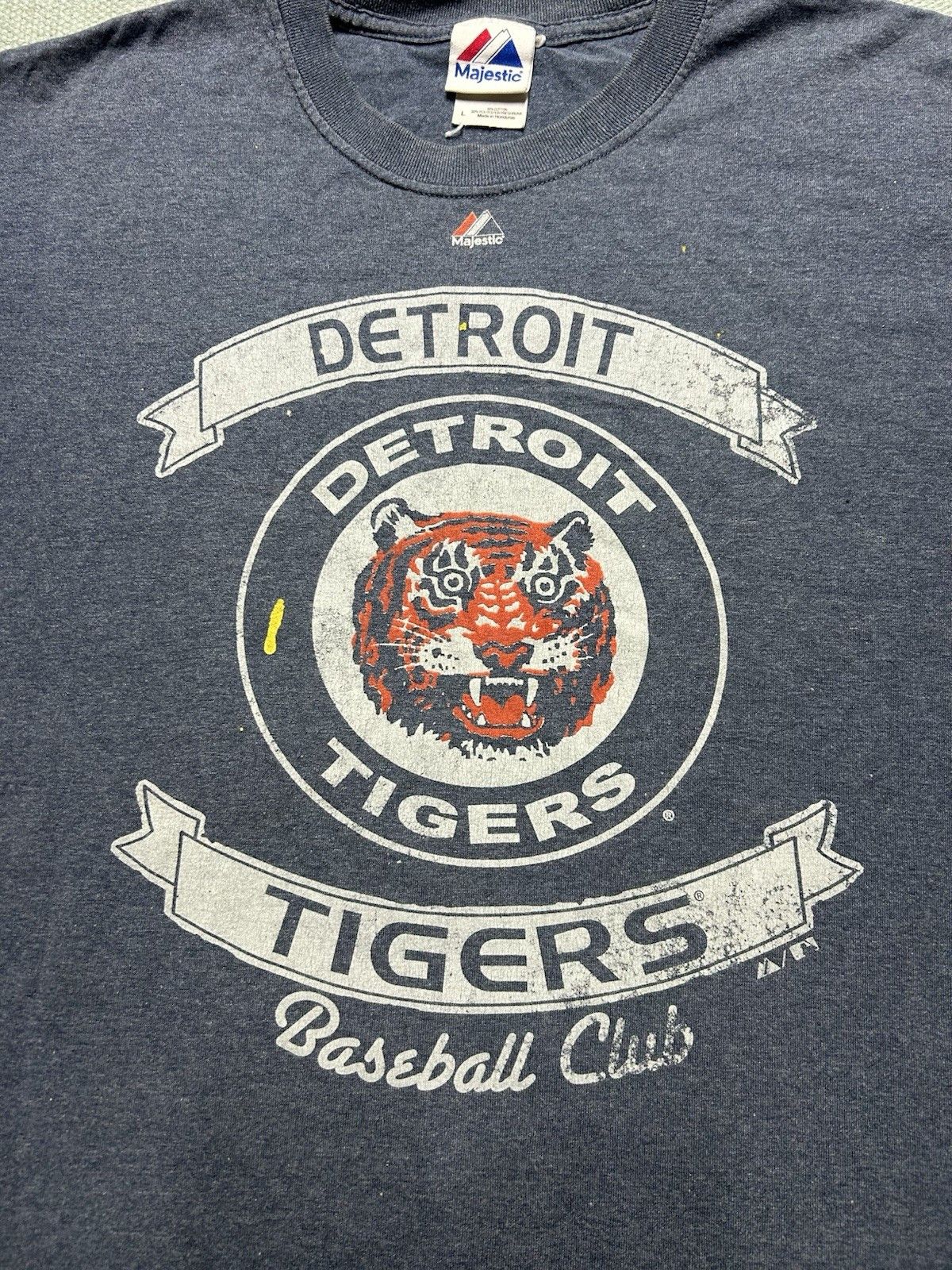 Vintage Vintage t shirt Detroit tigers MLB baseball paint grunge L Size US L / EU 52-54 / 3 - 2 Thumbnail