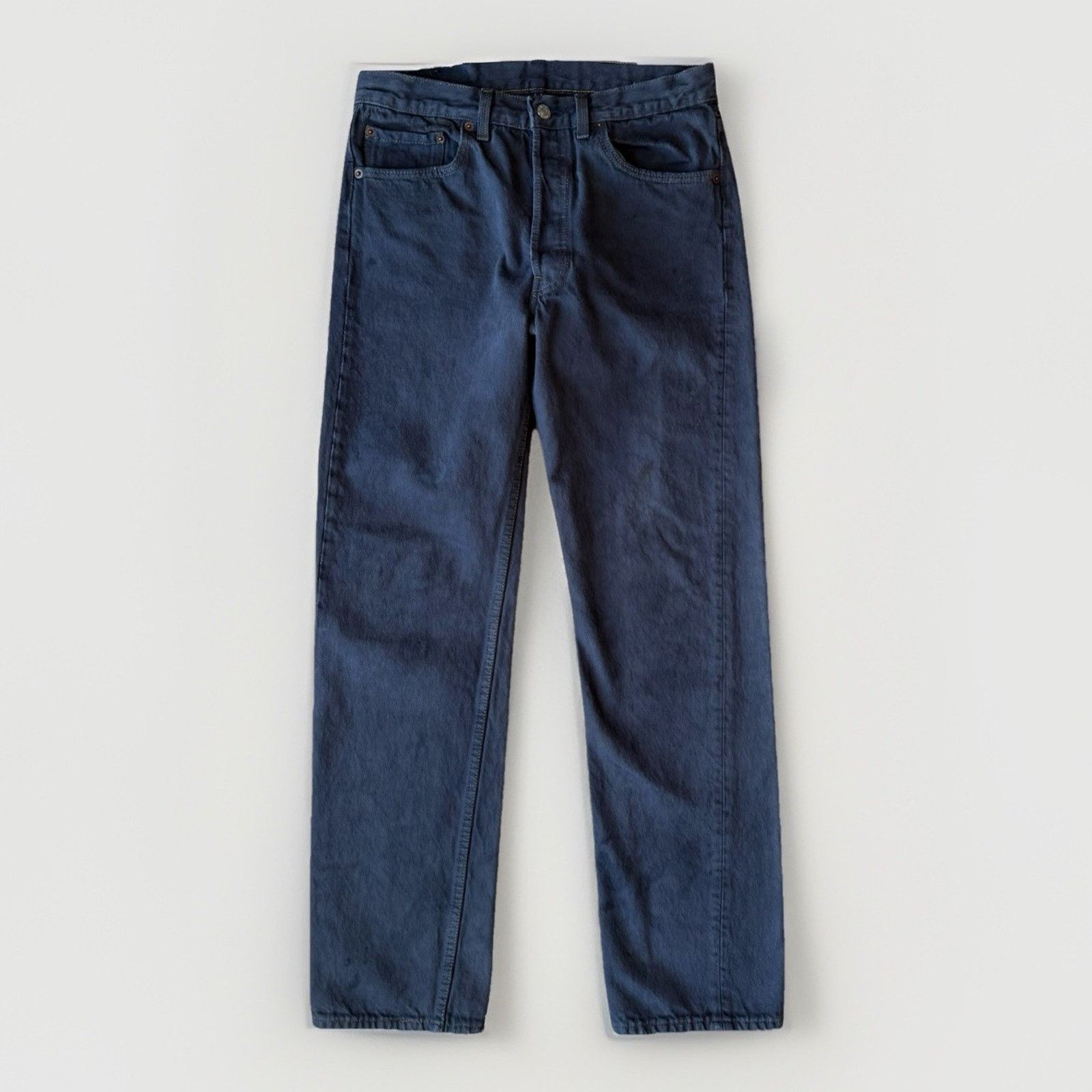 Levi's Vintage Levis 501 Jeans 30 Purple Straight Leg 90s Denim Size US 30 / EU 46 - 1 Thumbnail