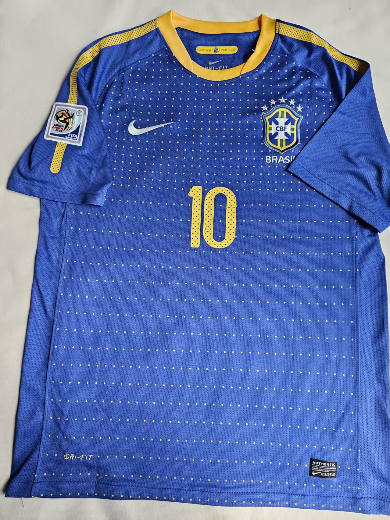Other 2010 Brazil #10 Kaka Jersey Away Size US XL / EU 56 / 4 - 2 Thumbnail