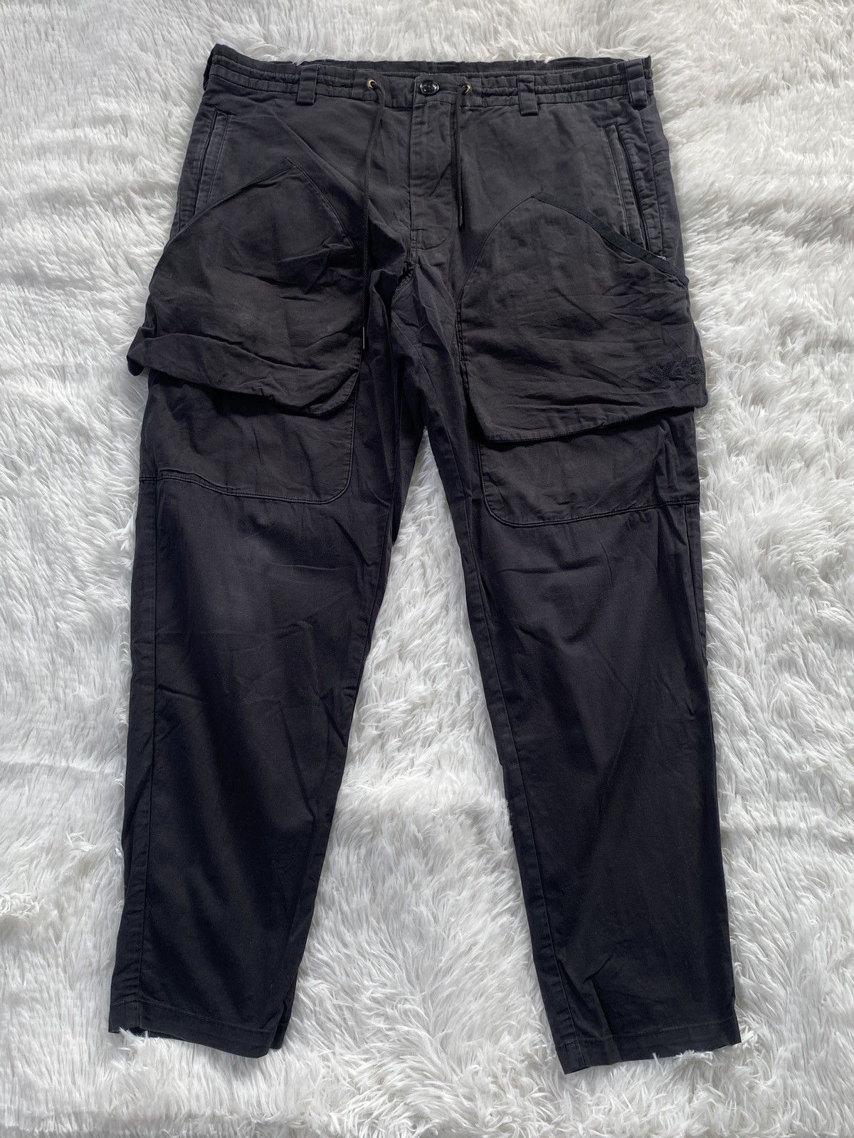 Yohji Yamamoto Vintage Y-3 Yohji Yamamoto x Adidas Cargo Pants Size US 37 - 2 Thumbnail