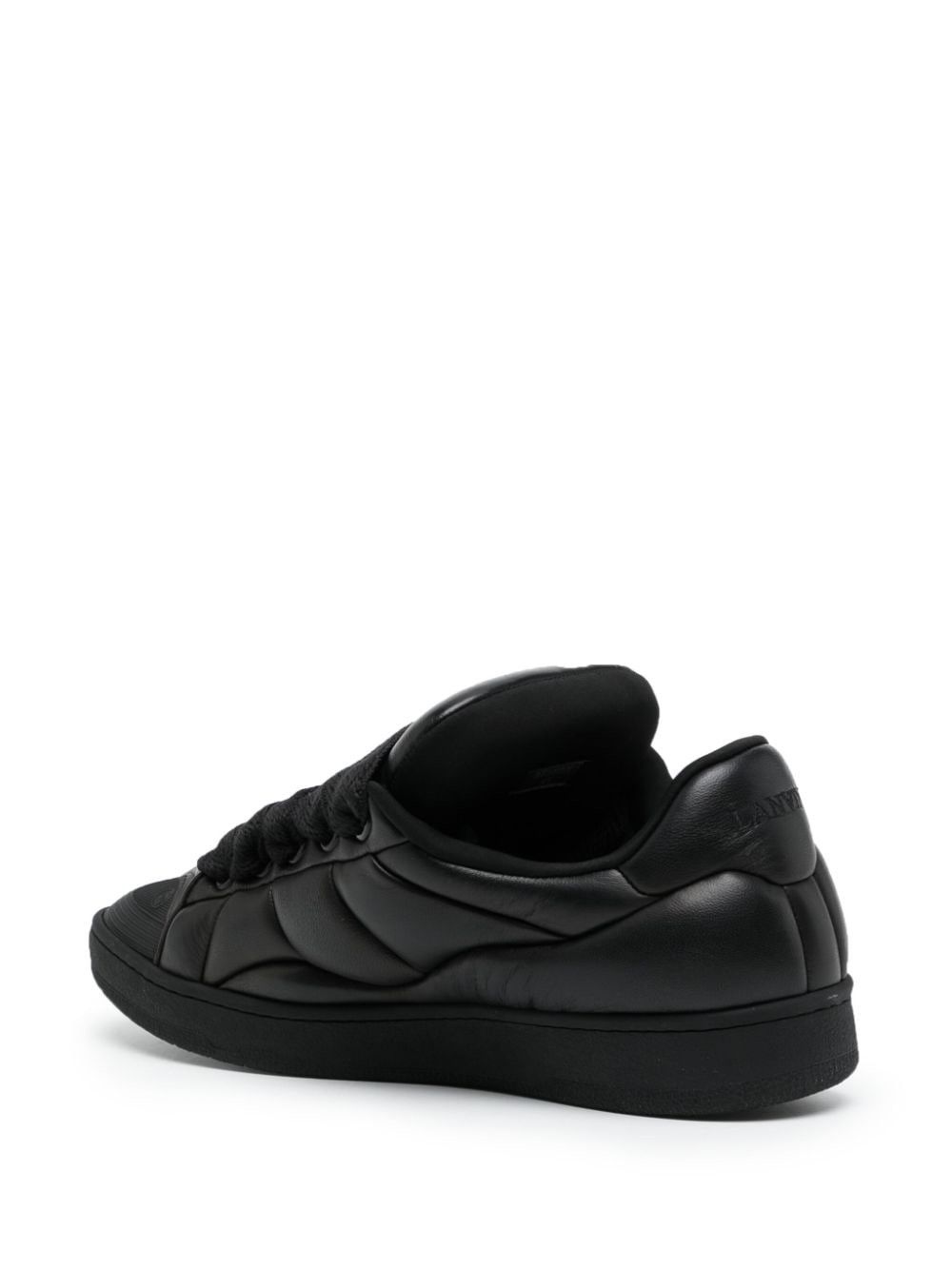 Lanvin oc11z0325 Curb Low-Top Sneakers in Black Size US 12.5 / EU 45-46 - 3 Thumbnail
