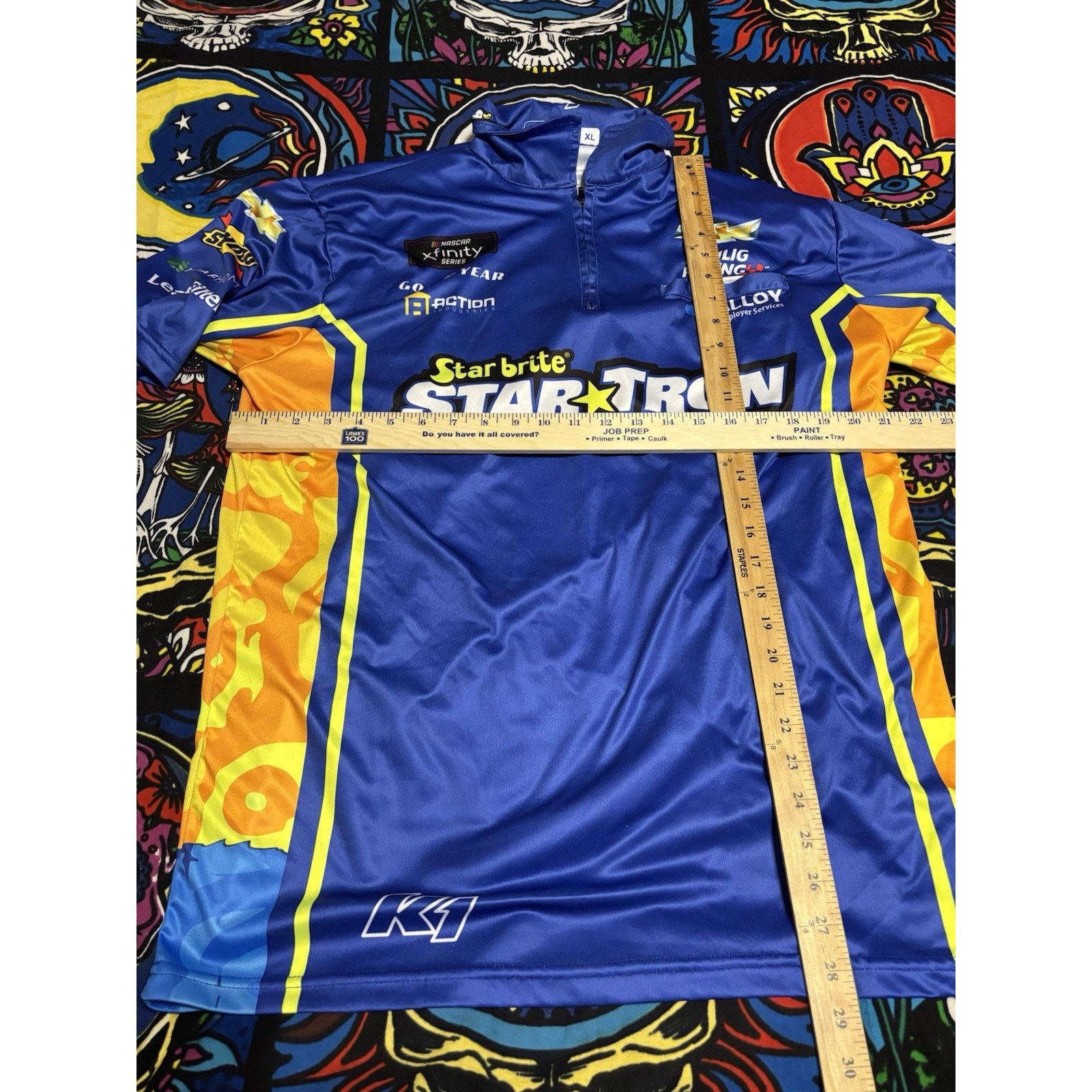 The Unbranded Brand pitcrew nascar official Race Gear Large Blue Kaulig Racing Size US XL / EU 56 / 4 - 5 Thumbnail