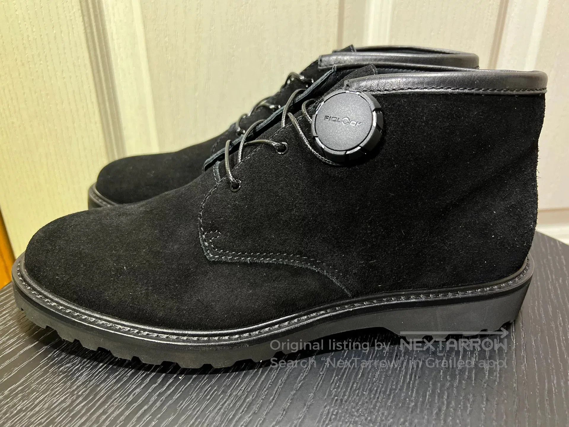 Japanese Brand Men's Autumn Winter Nubuck Mid-Top Shoes. Size US 7 / EU 40 - 7 Thumbnail