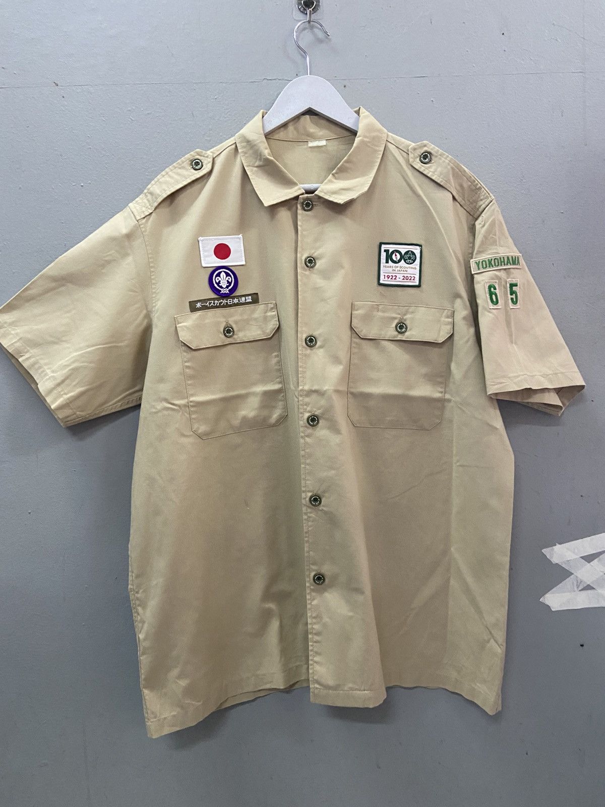 Japanese Brand BOY SCOUTS 100 YEARS SCOUTING IN JAPAN UNIFORM Size US XL / EU 56 / 4 - 5 Thumbnail