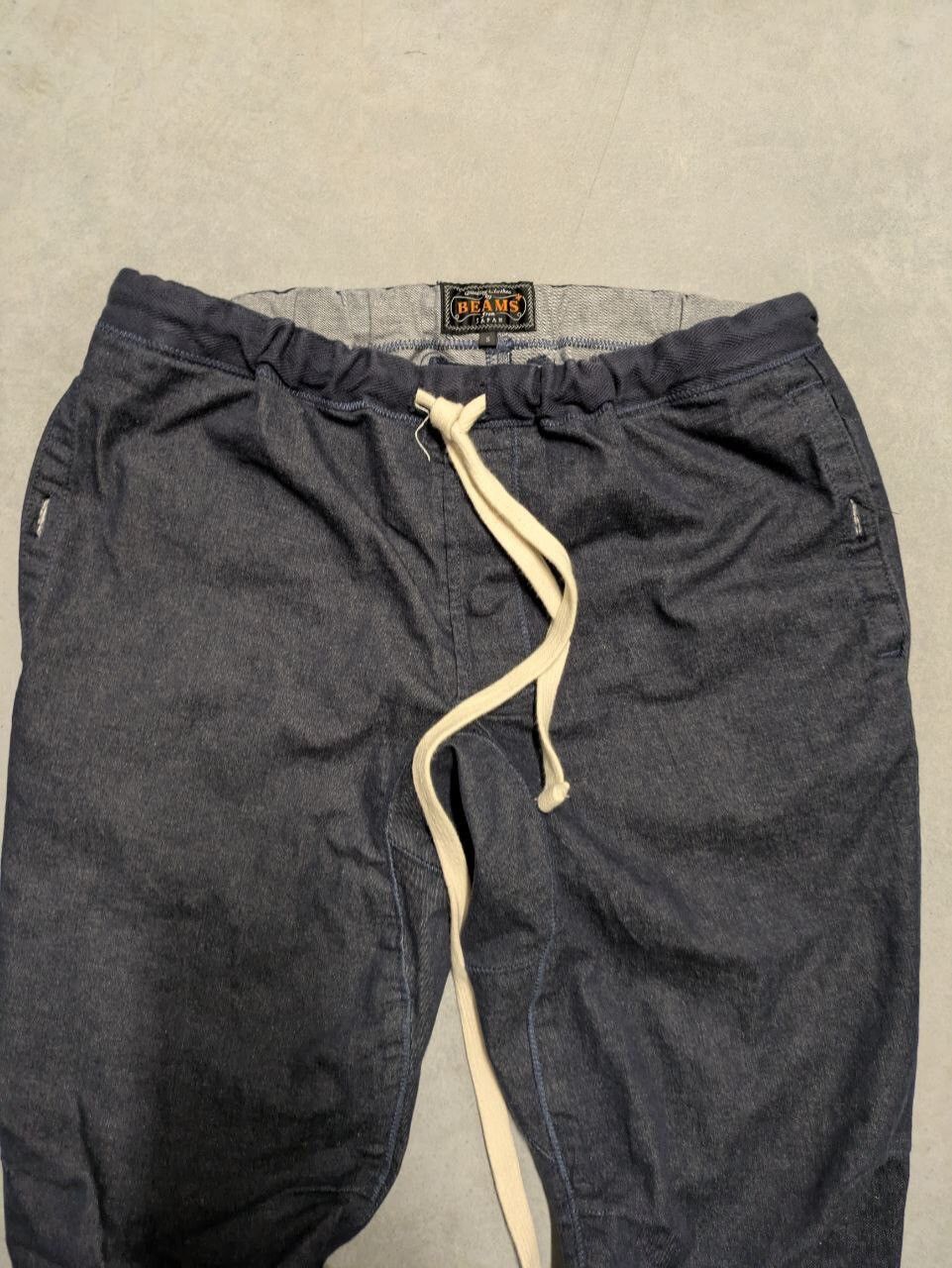 Beams Plus × Japanese Brand Beams+ denim pattern joggers Size US 29 - 2 Thumbnail