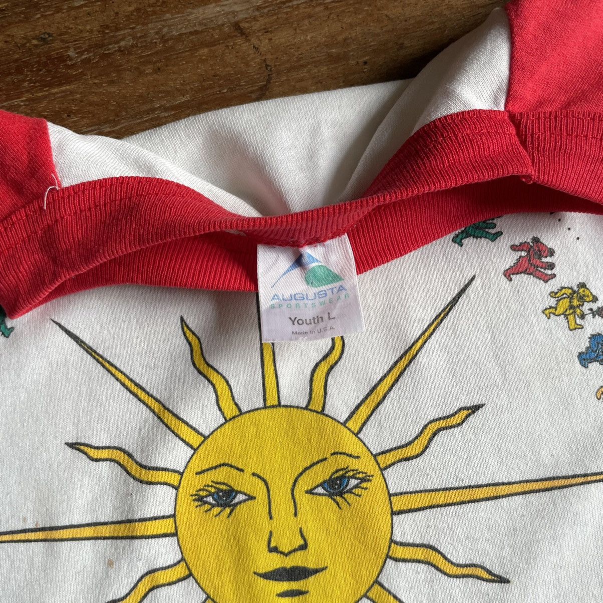 Band Tees × Grateful Dead × Vintage ☆ Vintage 1988 “Grateful Dea/d” Raglan 🌞 Size US L / EU 52-54 / 3 - 4 Thumbnail