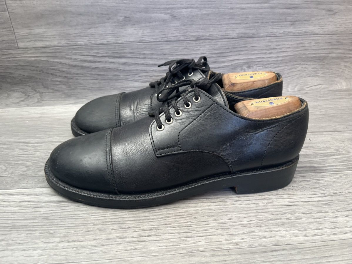 Comme des Garcons Commes des garcon rubber toe black leather derby shoes Size US 10 / EU 43 - 4 Thumbnail