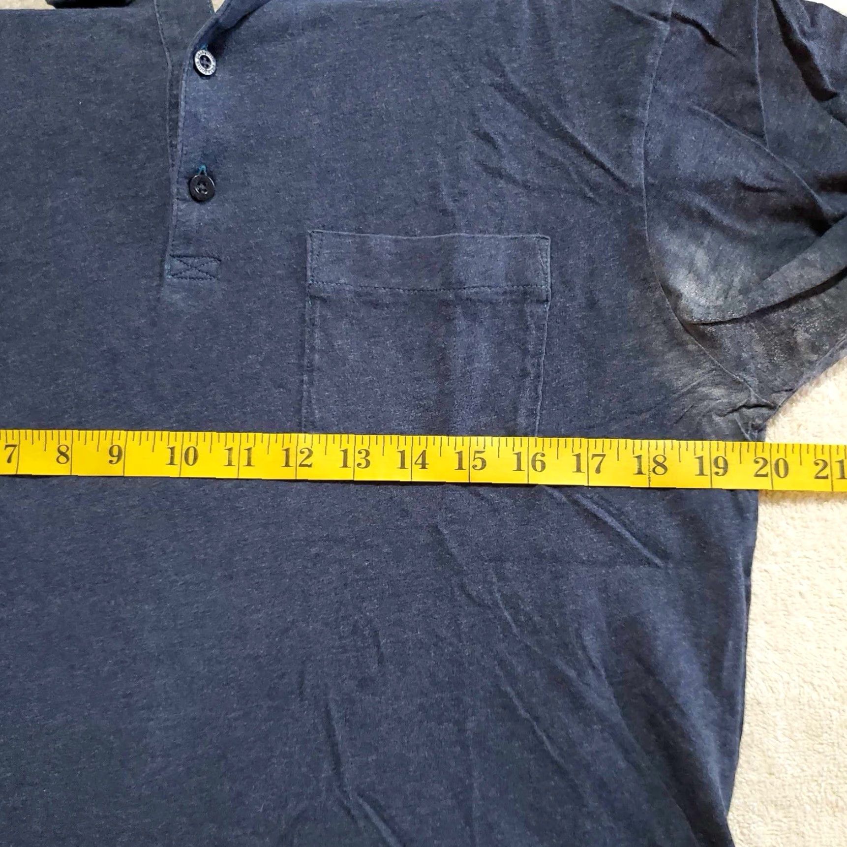 Patagonia Patagonia Polo Mens Small Blue Polo Shirt Regular Size S - Deodorant Pit Stains Soaked Priced to Sell Mens Size US S / EU 44-46 / 1 - 7 Thumbnail