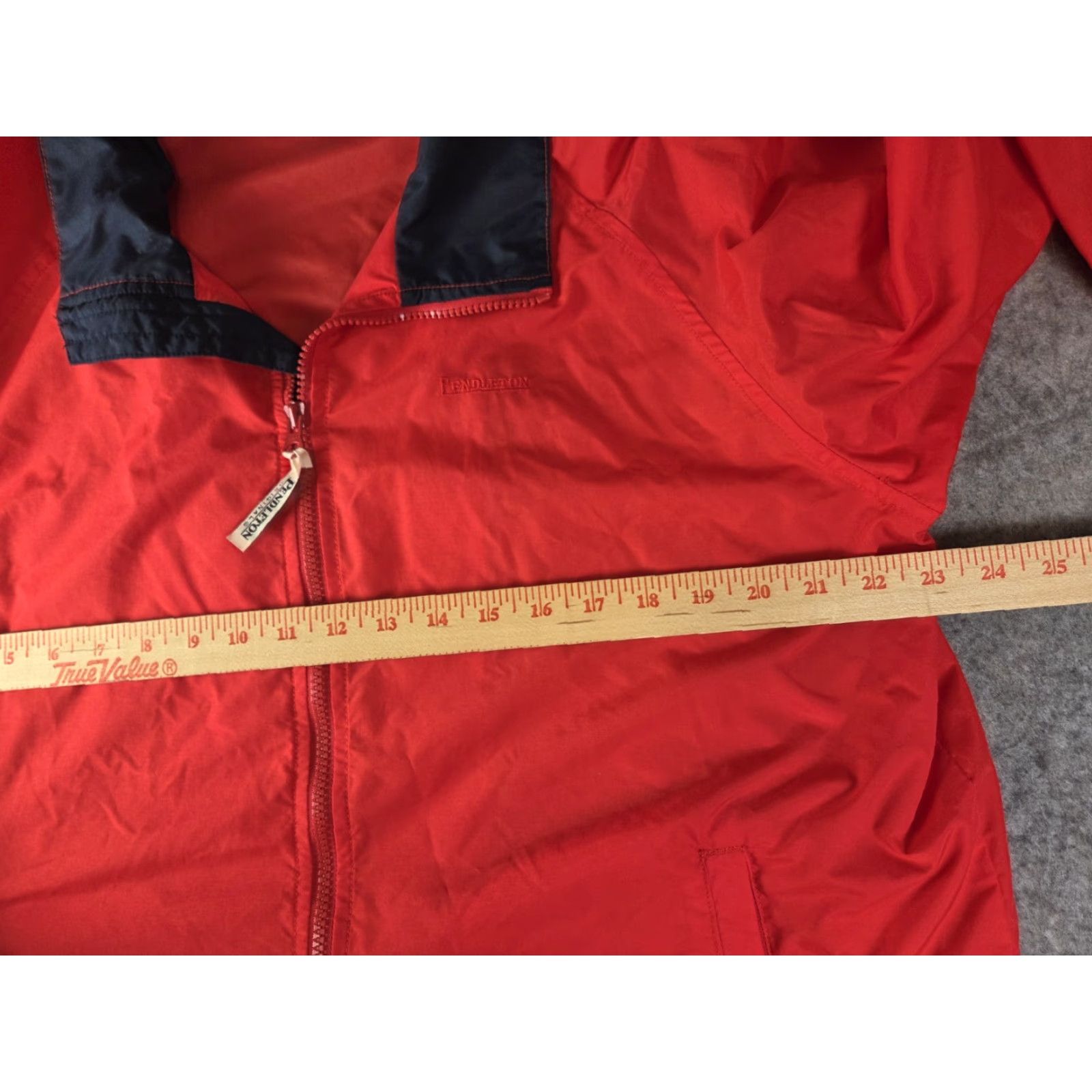 Pendleton VINTAGE Pendleton Red Windbreaker Full Zip Jacket L Size US L / EU 52-54 / 3 - 6 Thumbnail