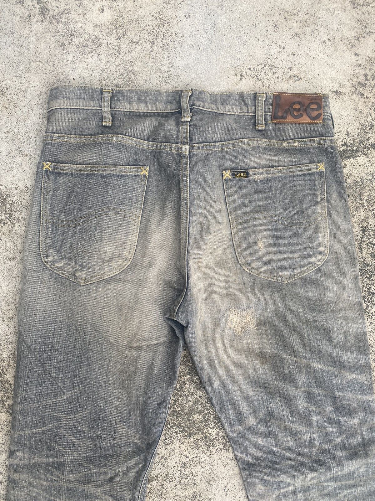 If Six Was Nine × Lee Flare Jeans Lee Distress Patchwork Clawmark Mud Bootcut Size US 32 / EU 48 - 22 Thumbnail