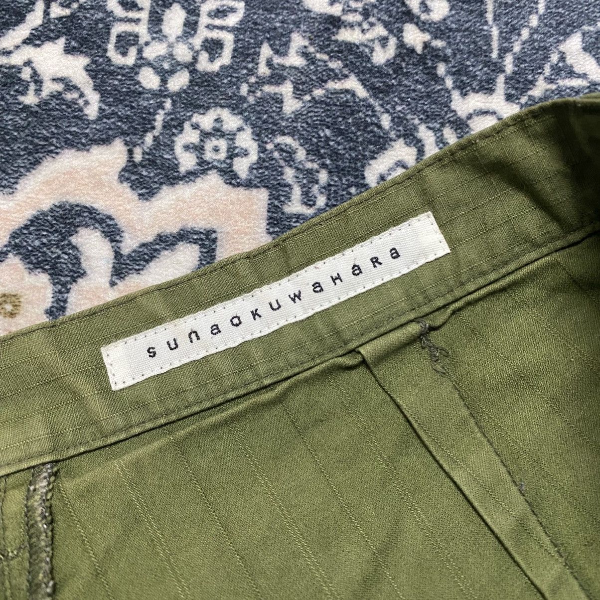 Issey Miyake Vintage Sunaokuwahara Military Patchwork Combat Pants Size 30" / US 8 / IT 44 - 20 Thumbnail