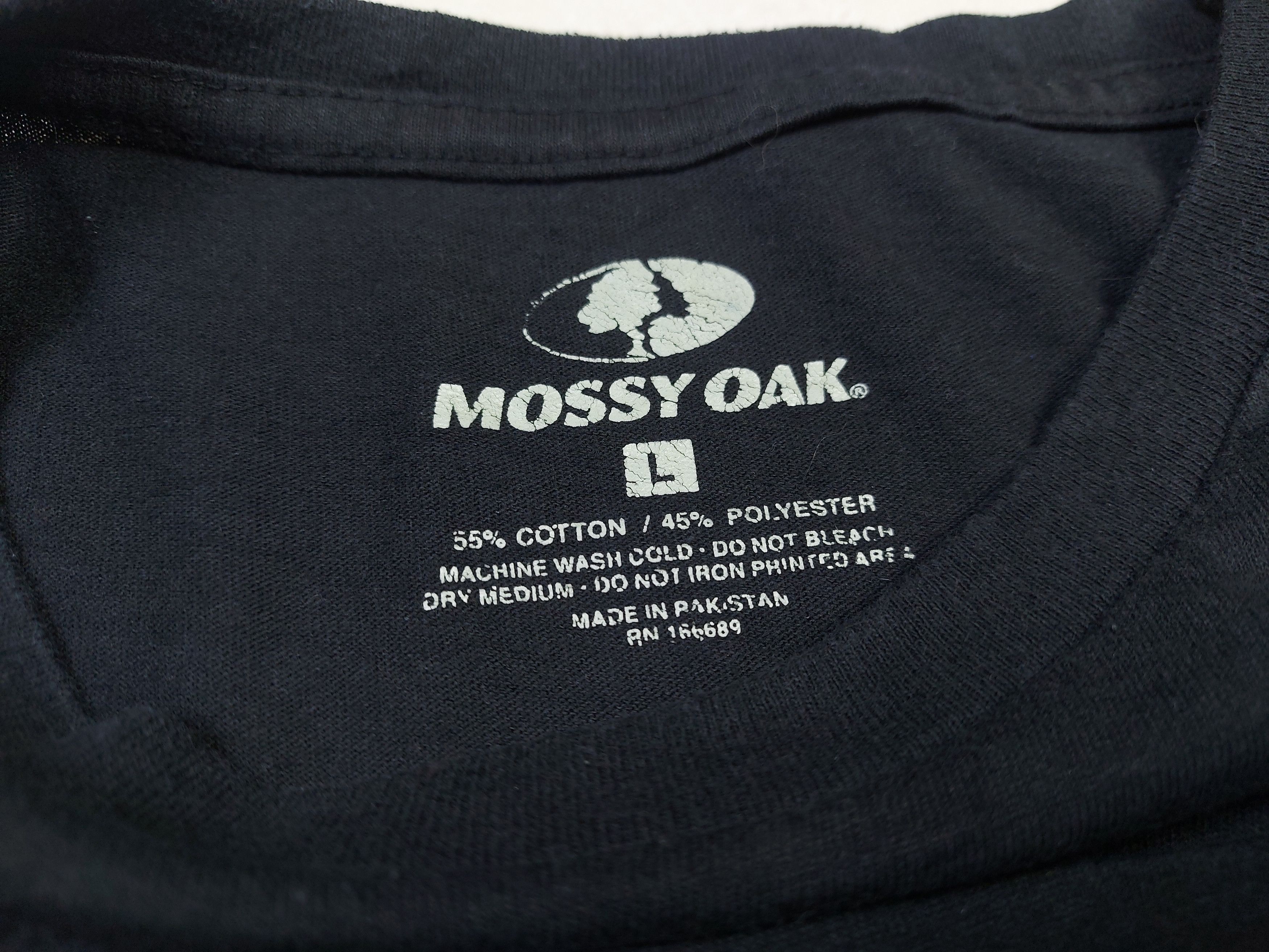 Mossy Oaks Mossy Oak Camouflage logo Short Sleeve Black T-Shirt Size US L / EU 52-54 / 3 - 6 Thumbnail