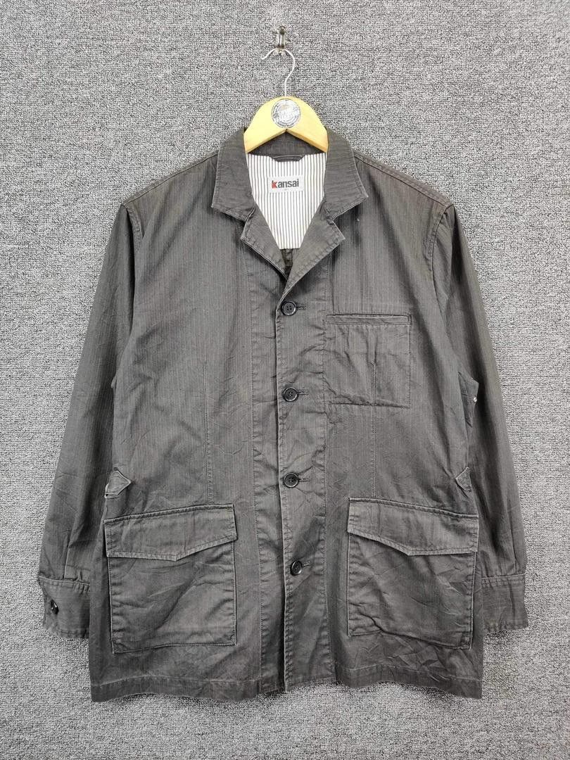 Kansai Yamamoto Vintage Kansai Yamamoto Chore Button Jacket Size US M / EU 48-50 / 2 - 1 Thumbnail