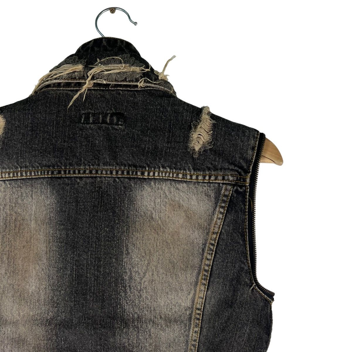 Hysteric Glamour 🔥Biker Vest Denim Jacket Fuga Japan Made Size US S / EU 44-46 / 1 - 9 Thumbnail