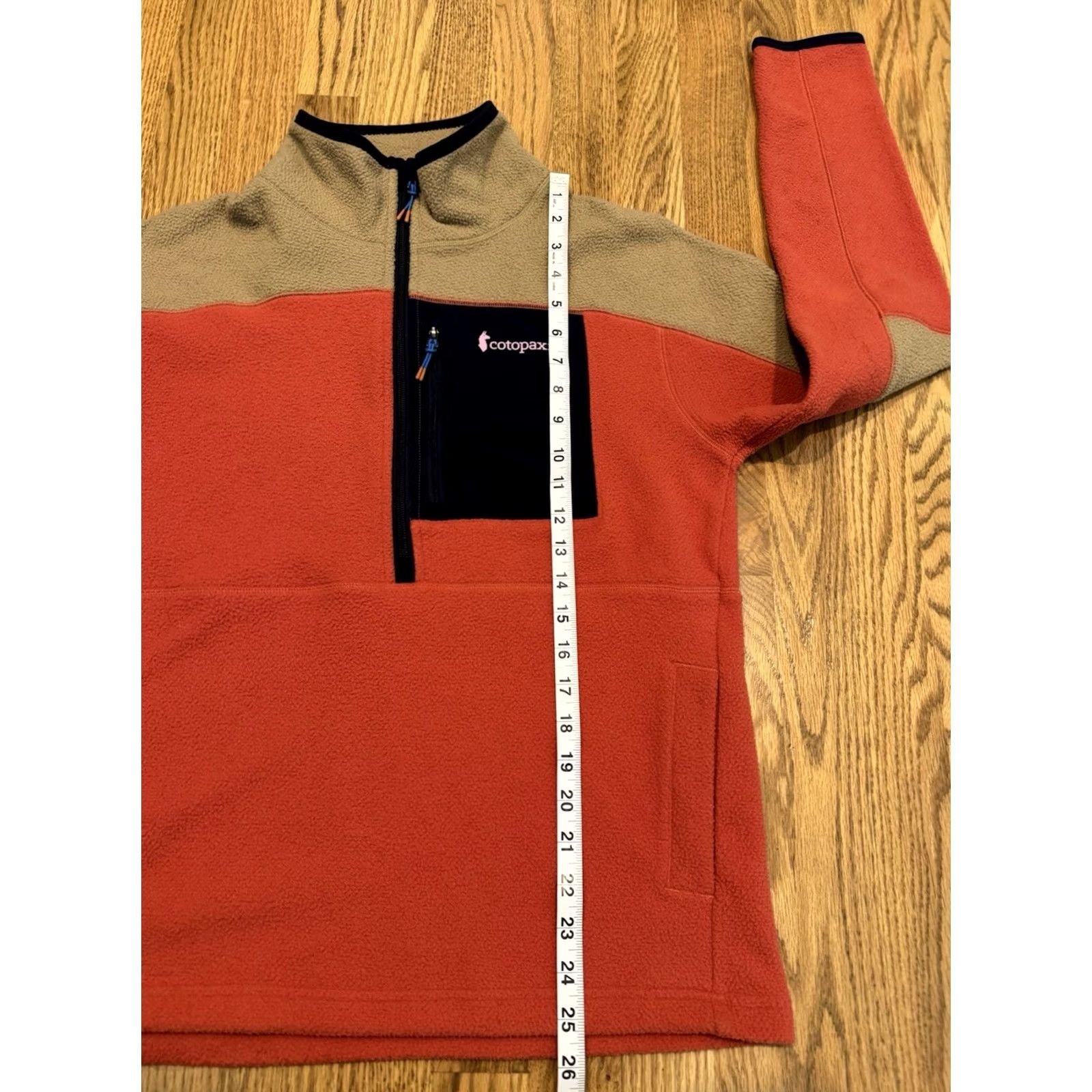 Cotopaxi Cotopaxi Abrazo Half Zip Fleece Jacket Women’s M Multicolor Peach Rust Pullover Pocket 1/2 Zip All Seasons Lightweight Size M / US 6-8 / IT 42-44 - 6 Thumbnail