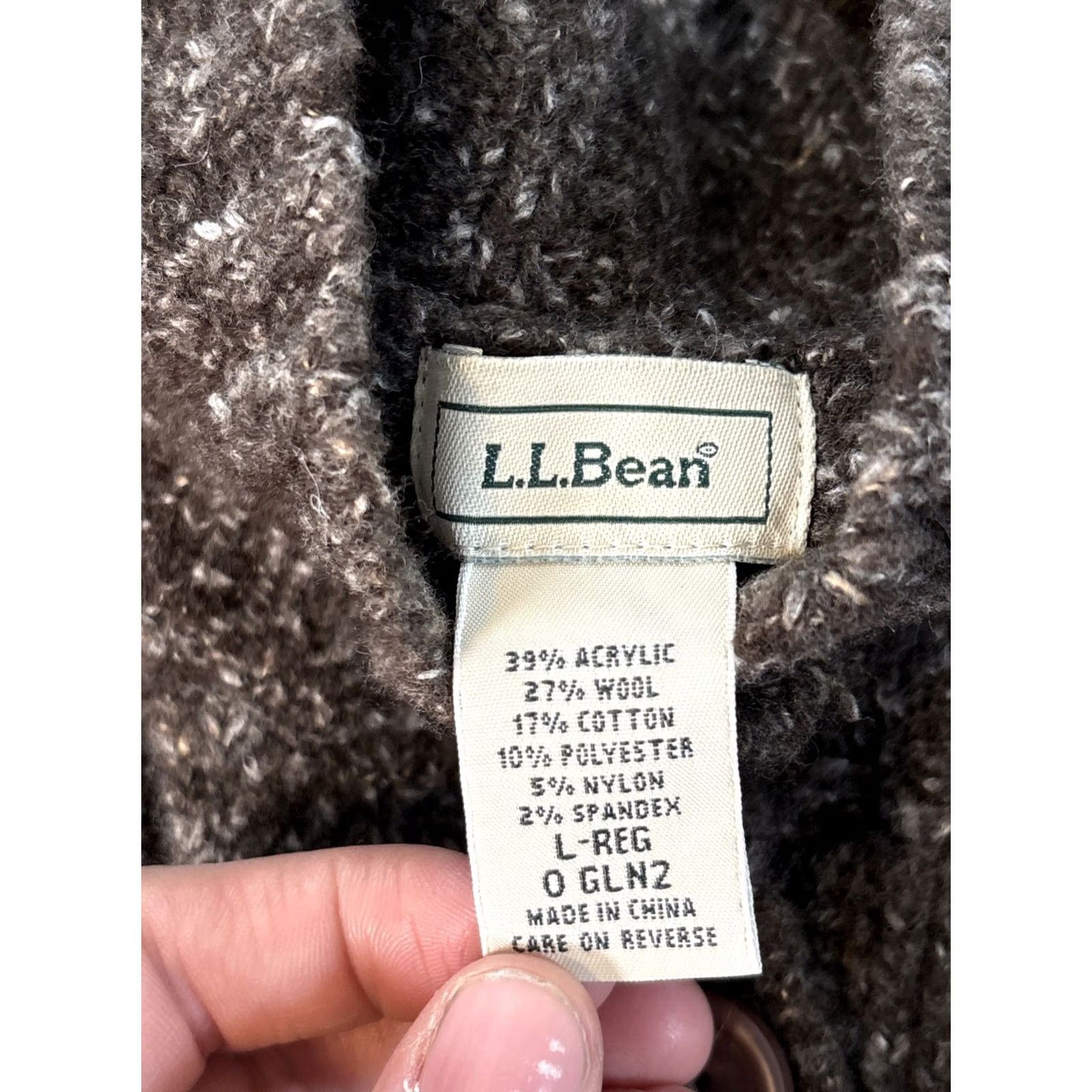 Vintage VINTAGE L.L. Bean Wool Blend Cable Knit Sweater Vest Womens L Brown Heritage Vest Wardrobe Outdoor Winter Fall Ladies L Large Brown Women Size L / US 10 / IT 46 - 4 Thumbnail