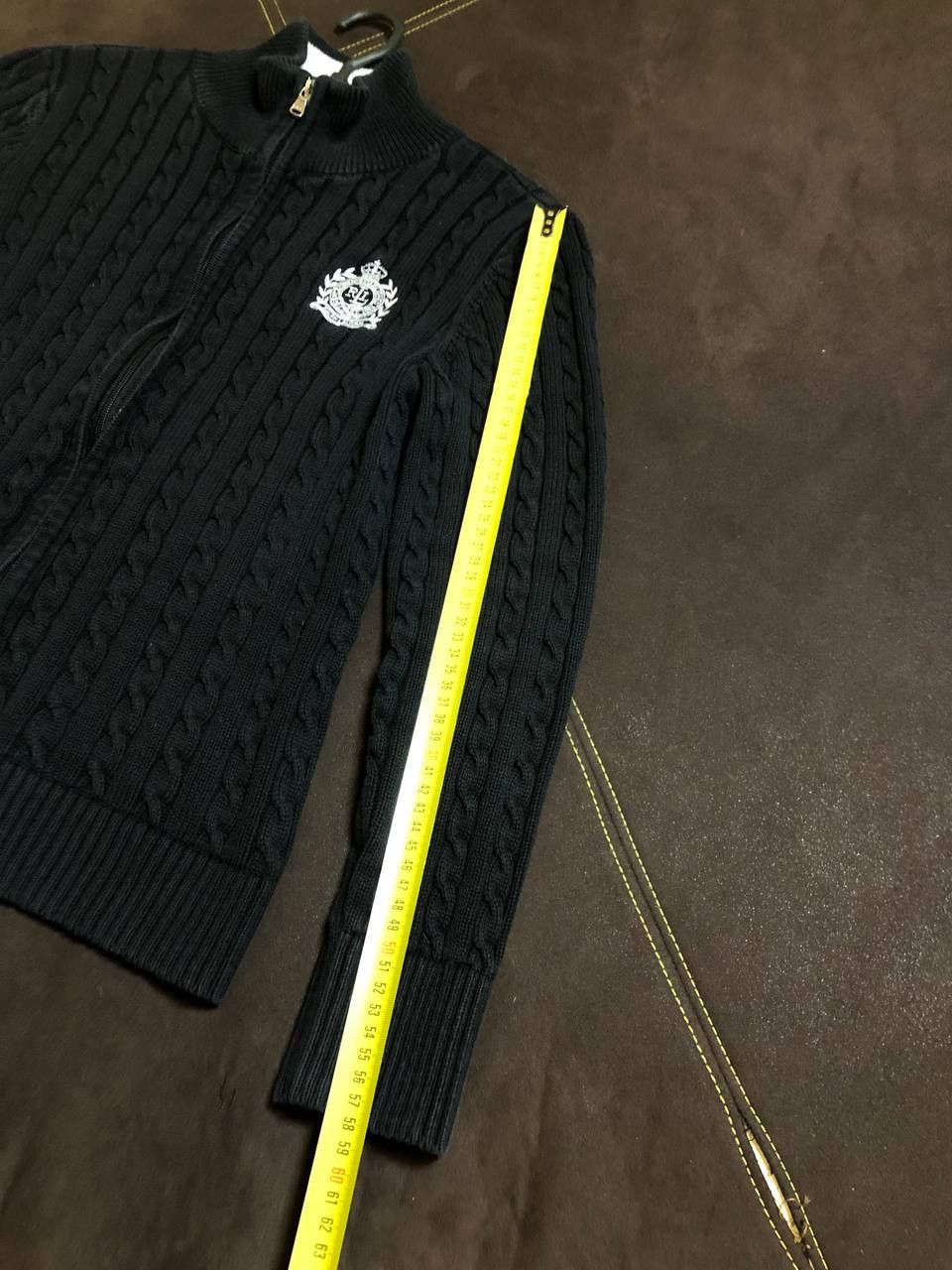 Polo Ralph Lauren Vintage Ralph Lauren Golf Cable Knit Sweater Full Zip Size L / US 10 / IT 46 - 6 Thumbnail