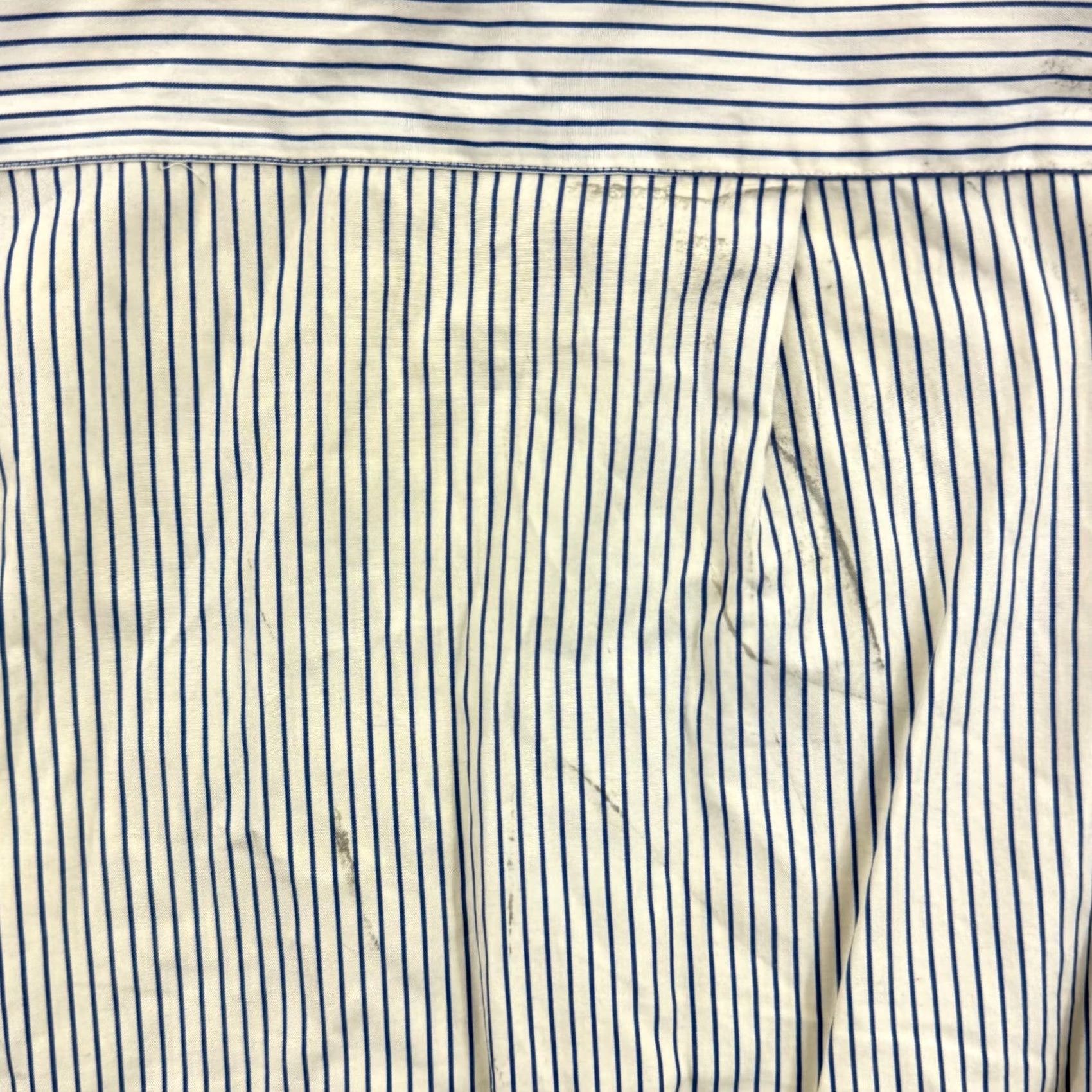 Polo Ralph Lauren VINTAGE Polo Ralph Lauren Shirt Mens Small Blue Striped 90s Long Sleeve Button Up Shirt Size US S / EU 44-46 / 1 - 7 Thumbnail