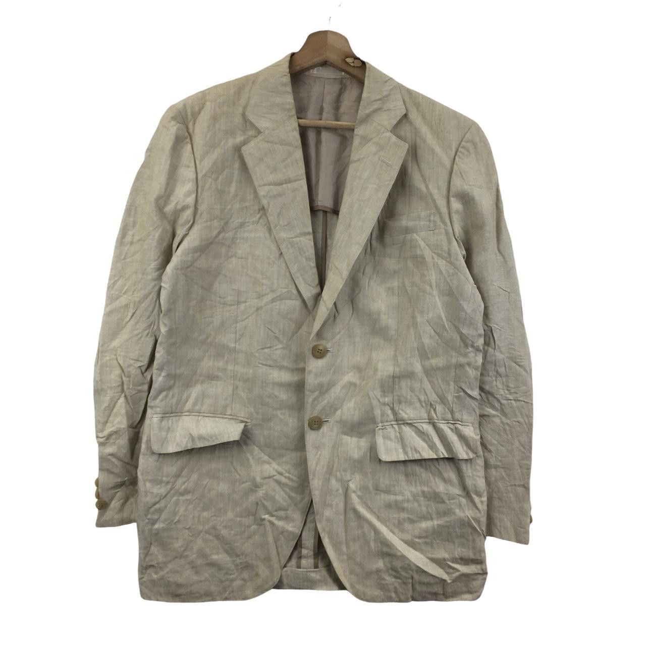 Vintage Vtg LIGHT WAY JAPAN 2 Button Beige Blazer Sport Size US S / EU 44-46 / 1 - 1 Thumbnail