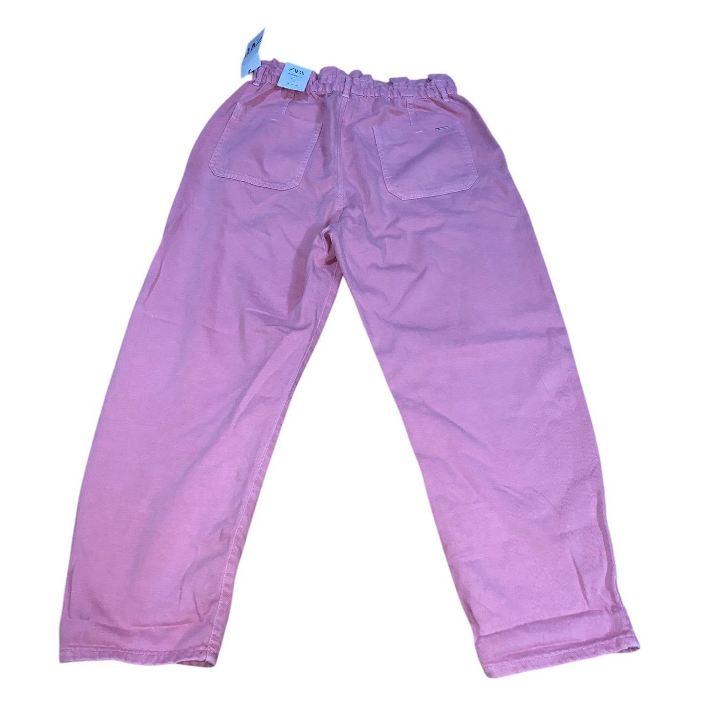 Zara Zara PAPER BAGCARROT LEGANKLE RIGID jean size 12 new Size 26" / US 2 / IT 38 - 2 Thumbnail