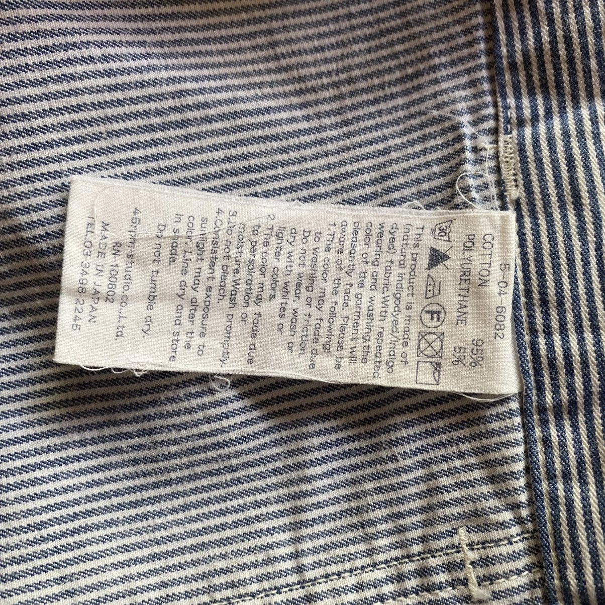 45rpm 45RPM Blue White Striped Casual Pants Size 27" / US 4 / IT 40 - 11 Thumbnail