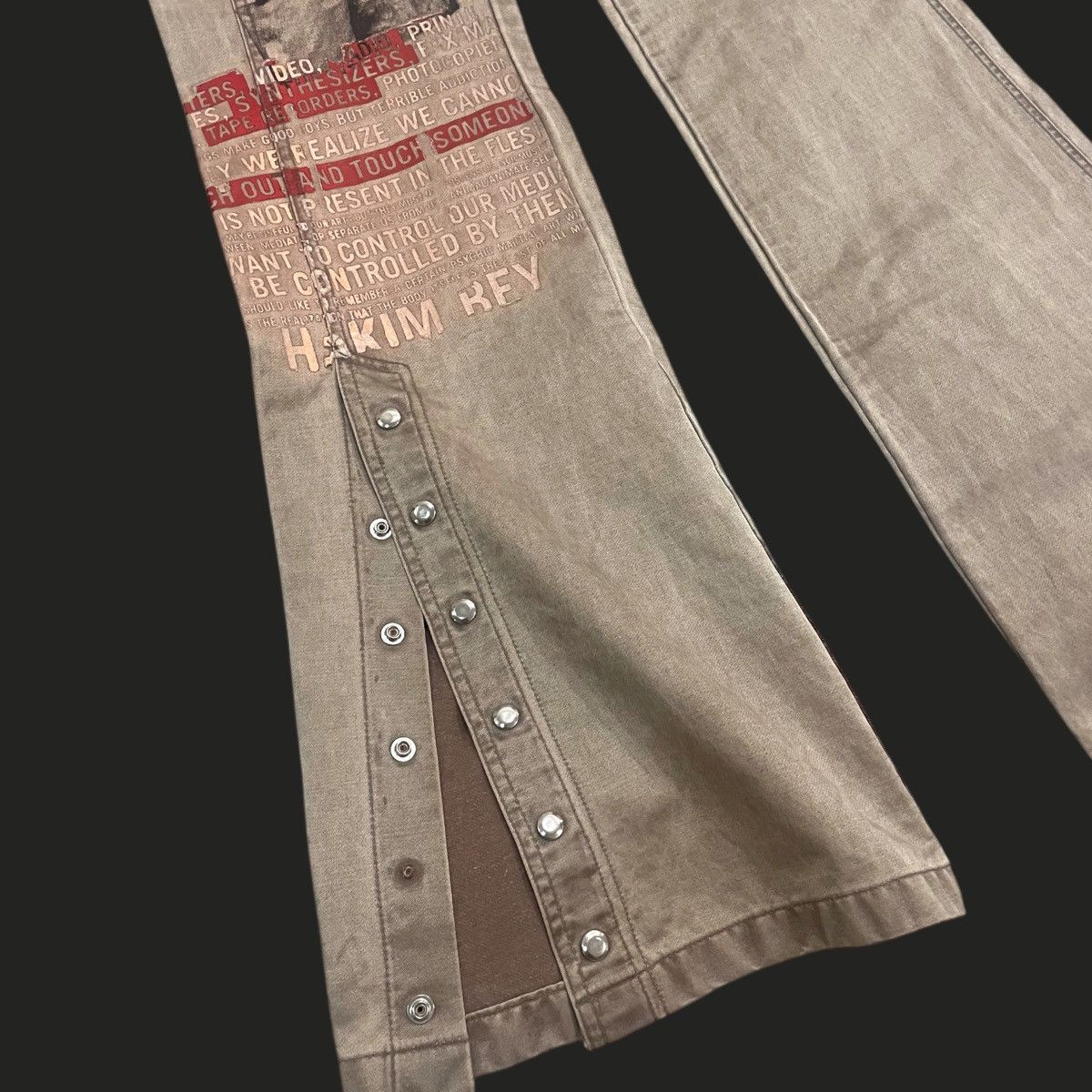 Lonsdale Vintage Lonsdale Flared Low rise printed denim jeans Size 25" / US 0 / IT 36 - 7 Thumbnail