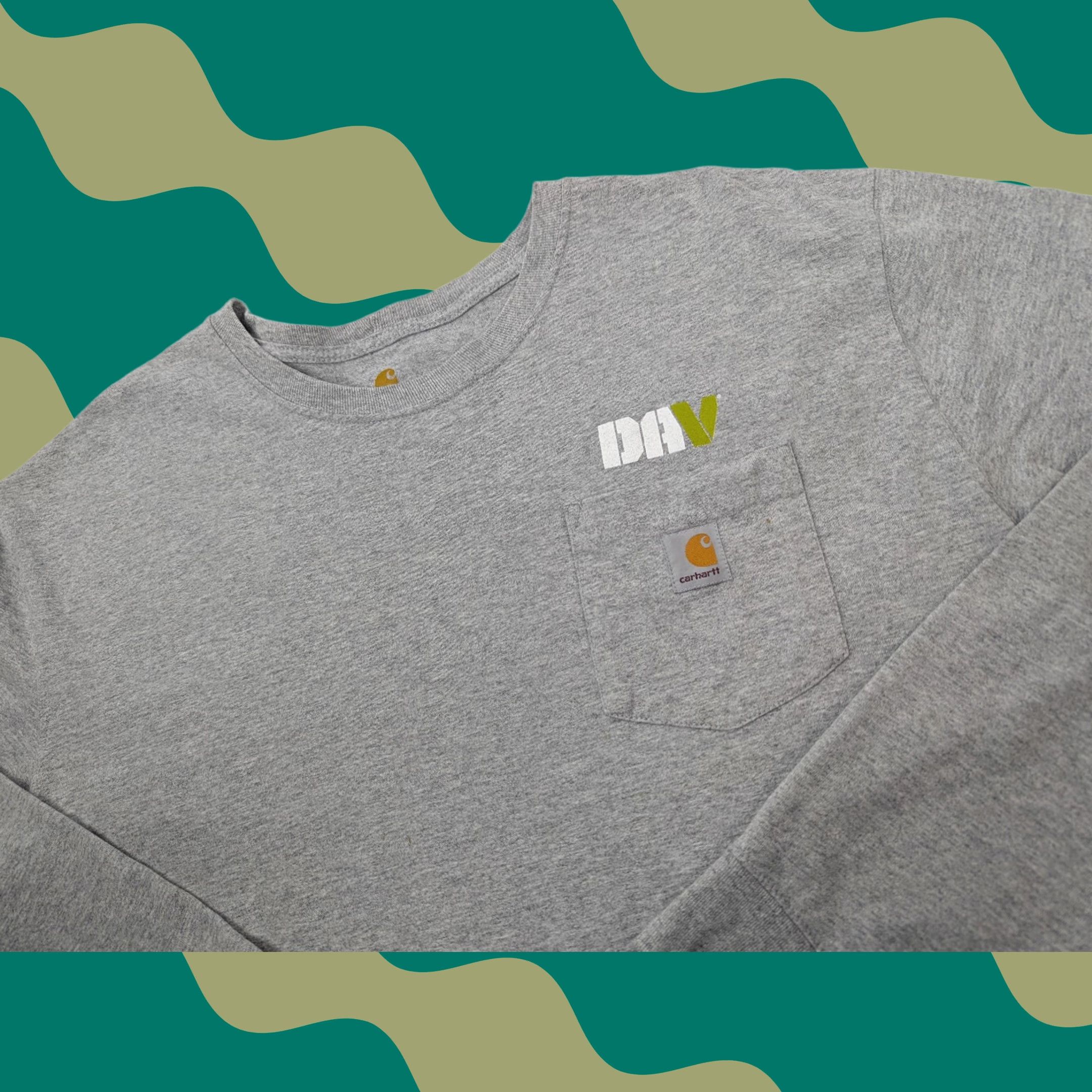 Carhartt Carhartt DAV Logo Pocket Long Sleeve Shirt Mens 2XL Gray Workwear K126 Carhartt Men’s K87 Shirt Mens 2XL Gray DA V Logo Pocket Long Sleeve Shirt Size US XXL / EU 58 / 5 - 1 Thumbnail