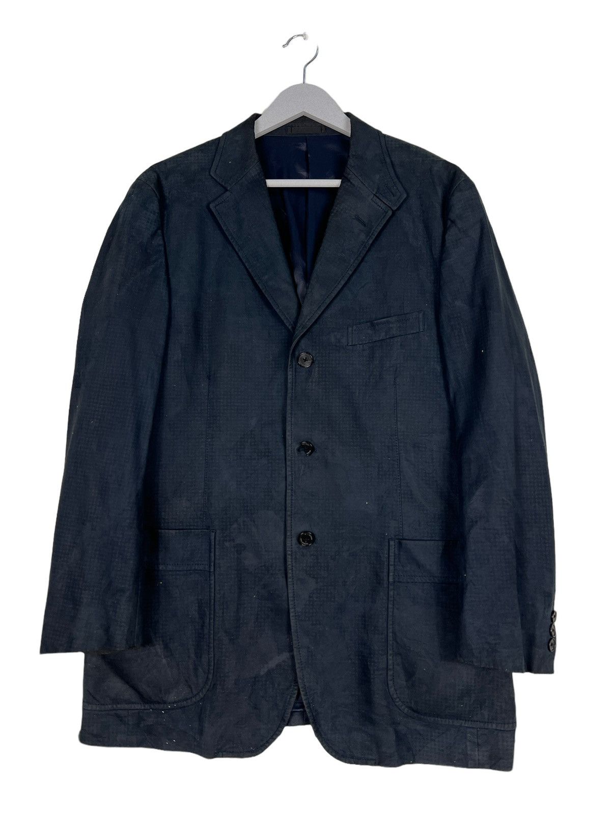Burberry 🔥 BURBERRY LONDON artificial leather BLAZER JACKET Size US M / EU 48-50 / 2 - 2 Thumbnail
