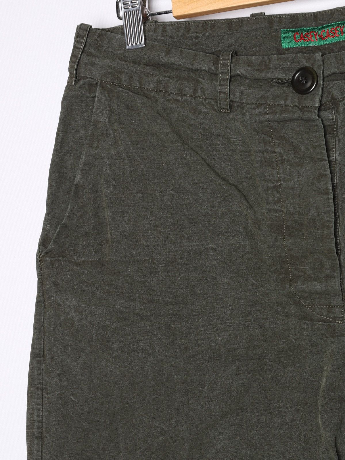 Casey Casey Casey Casey Bee Pants Washed Olive Khaki Trousers Pantalon Size 27" / US 4 / IT 40 - 9 Thumbnail
