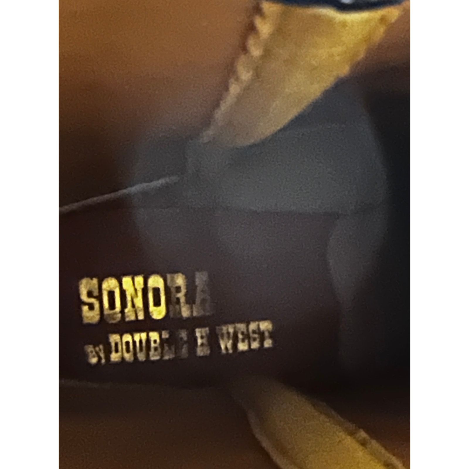 Vintage Sonora Double H West Black Leather Western Cowboy Boots 11D Size US 11 / EU 44 - 10 Thumbnail