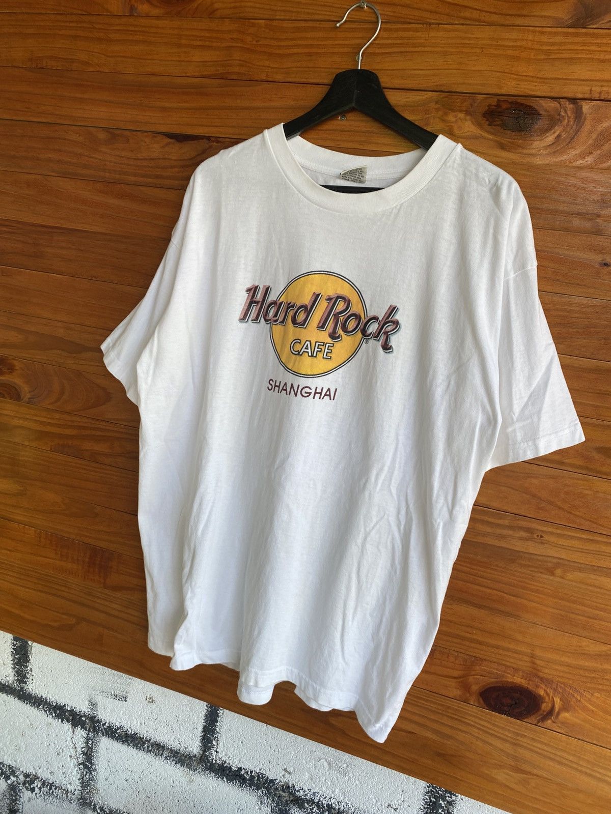Hard Rock Cafe Vintage Hard Rock Cafe Shanghai White T-Shirt – Classic Size US XL / EU 56 / 4 - 3 Thumbnail