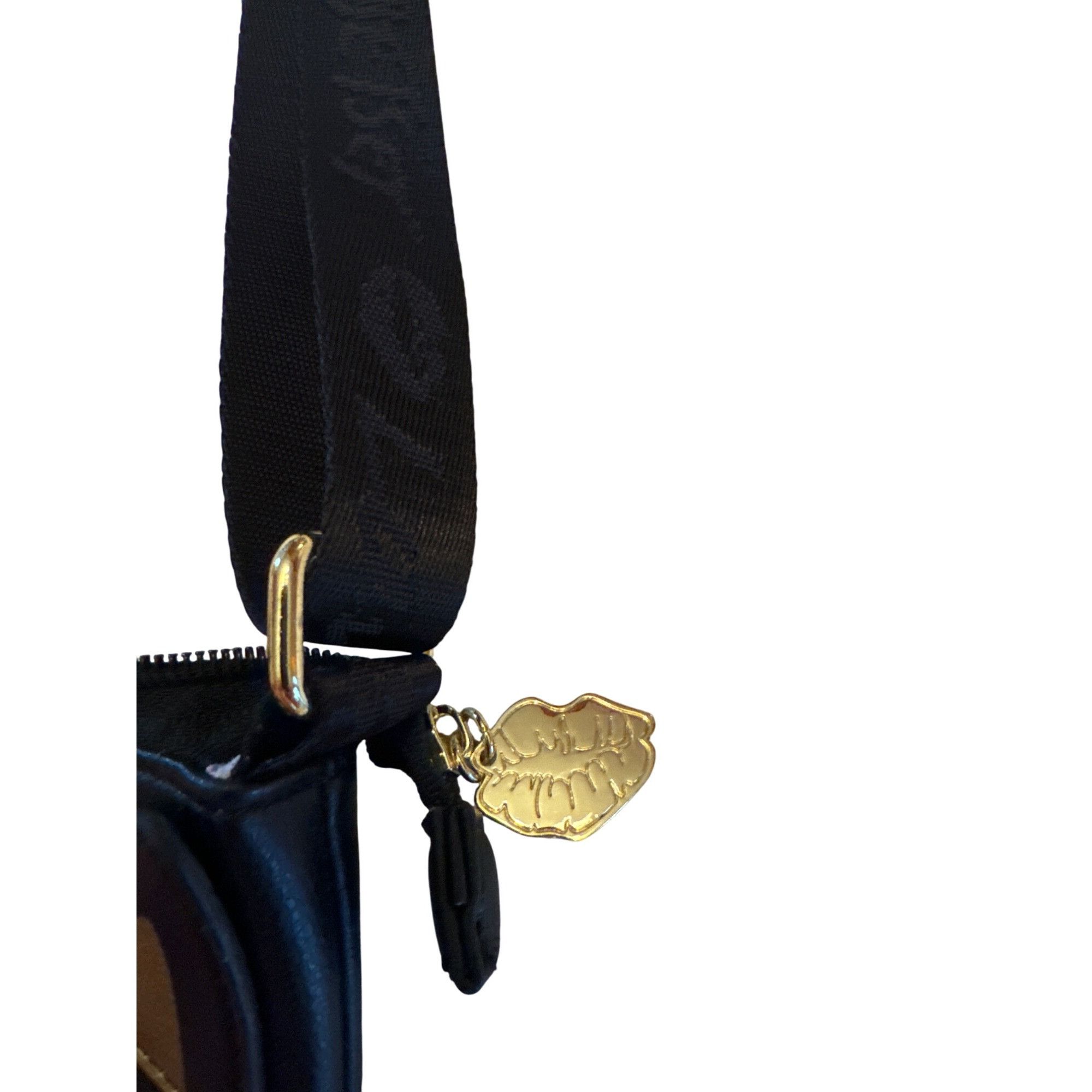 Betsey Johnson Betsey Johnson Womens Black Kitten Face Shoulder Bag 9.5"x8. Size ONE SIZE - 3 Thumbnail