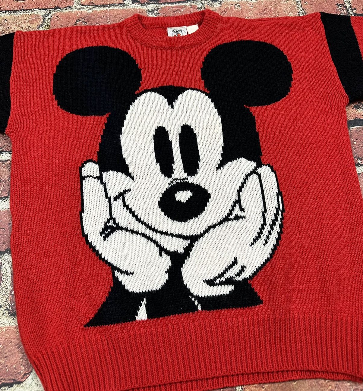 Mickey Unlimited Vintage 90s Mickey Mouse Disney & Co. JG Hook Knit Sweater Size US XL / EU 56 / 4 - 5 Thumbnail
