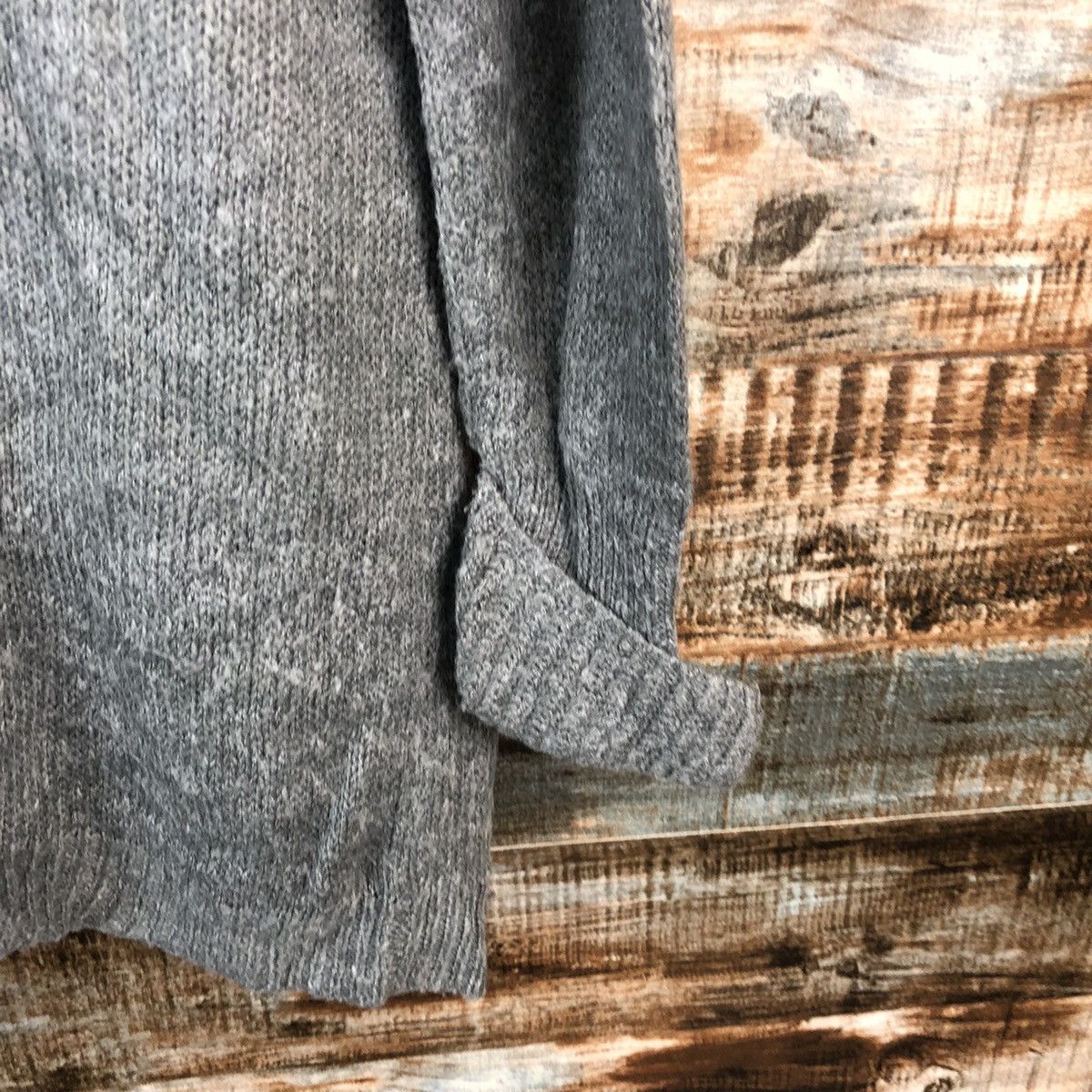Homespun Knitwear Shoo La Reu Grey cardigan Knitwear #A2222 Size US L / EU 52-54 / 3 - 16 Thumbnail