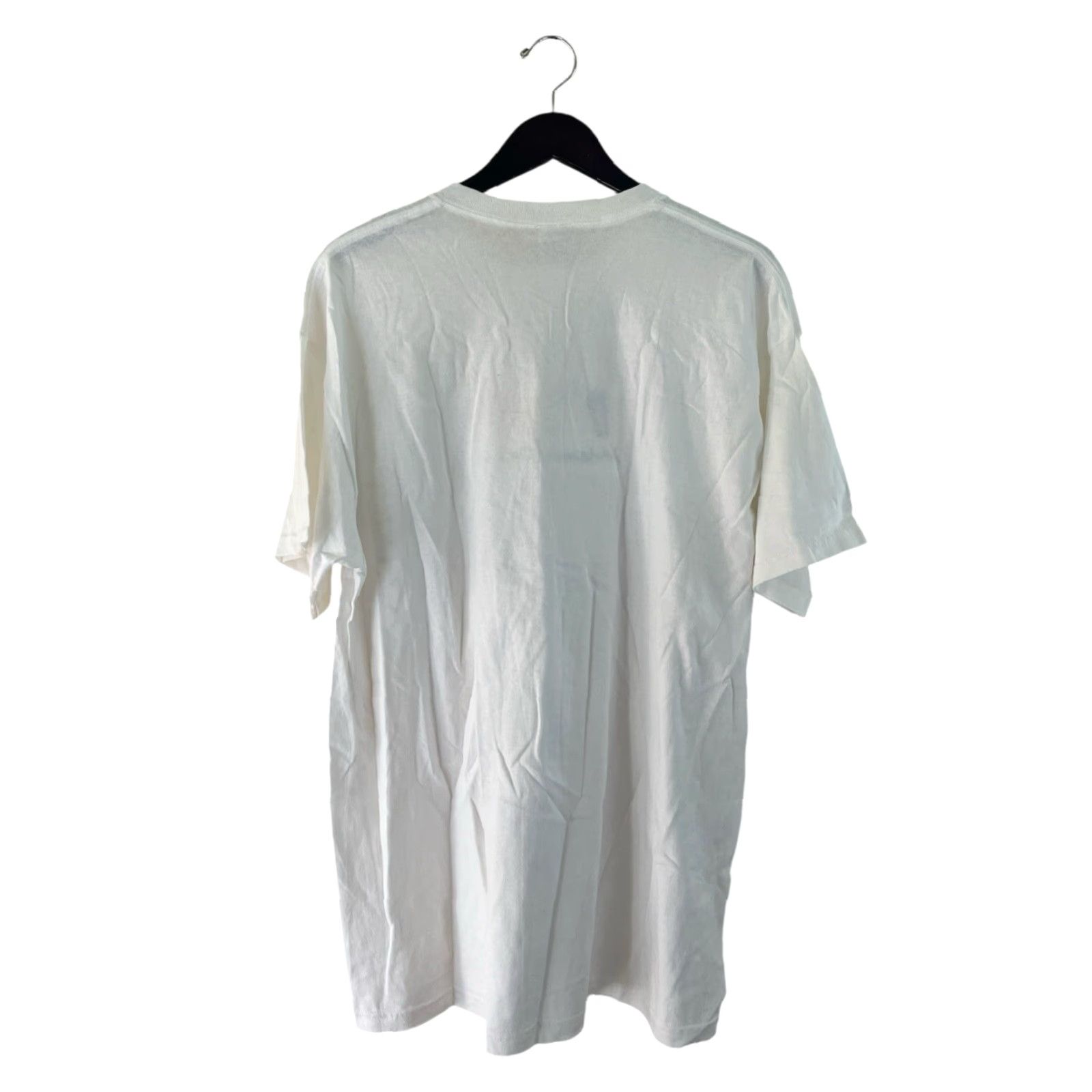 Fruit Of The Loom VINTAGE Fruit of the Loom T-Shirt Mens XL White 90s Miami Beach Deadstock NWT Embroidered Graphic Cotton Shirt Size US XL / EU 56 / 4 - 5 Thumbnail