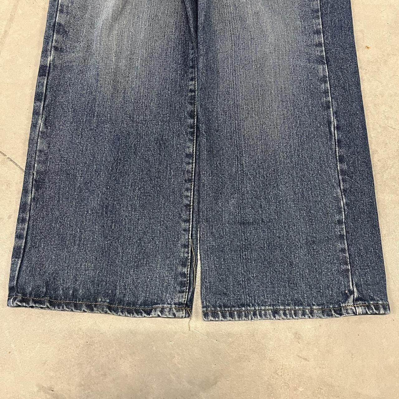 Oleg Cassini Vintage Y2K/2000s Super Baggy Grunge Dark Wash Y2K Oleg Cassini Denim Jeans! Size US 36 / EU 52 - 4 Thumbnail