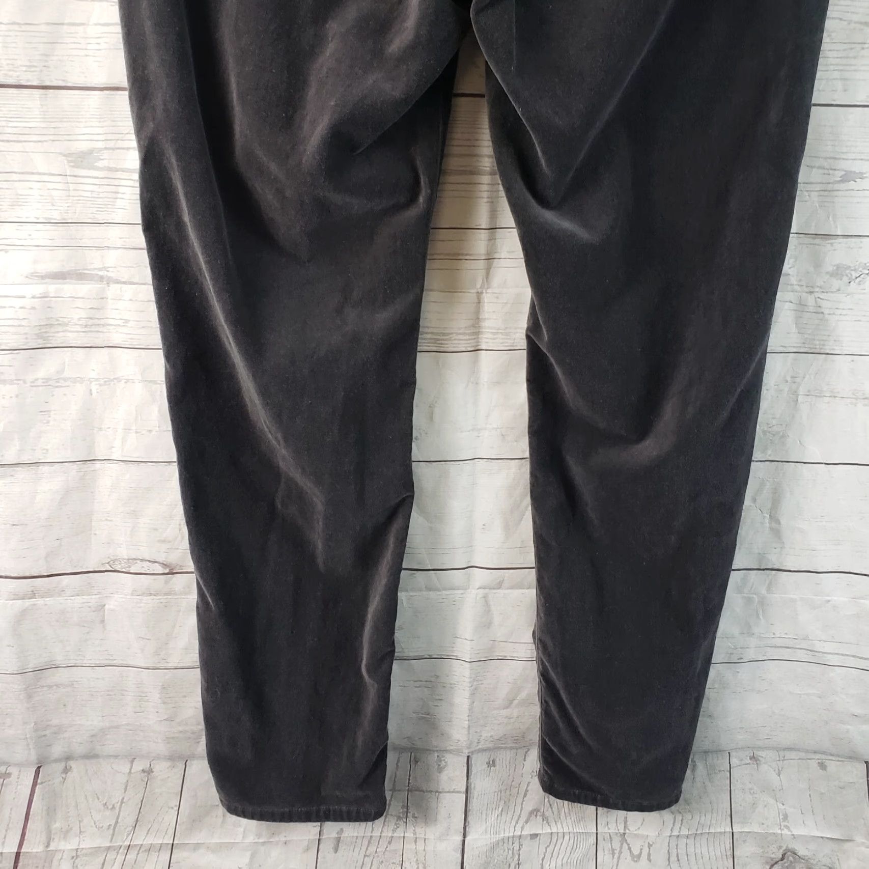 J. Jill J. Jill Womens Skinny Pants Sz 10 Gray Velour Cotton Blend Mid Rise Size 32" / US 10 / IT 46 - 6 Thumbnail