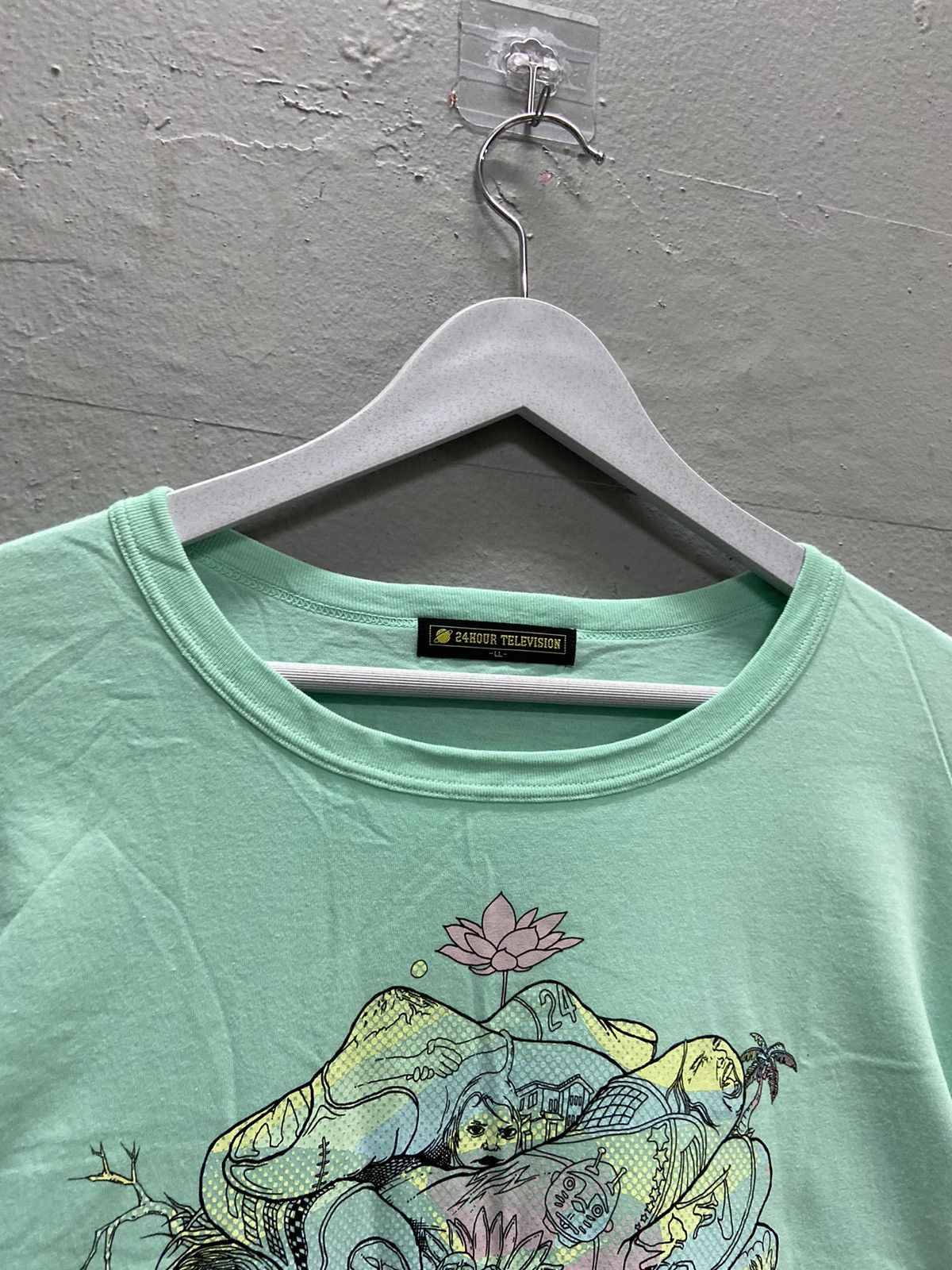 Japanese Brand 24HOUR TELEVISION 42 TAKASHI MURAKAMI ART TEE SHIRT Size US L / EU 52-54 / 3 - 7 Thumbnail