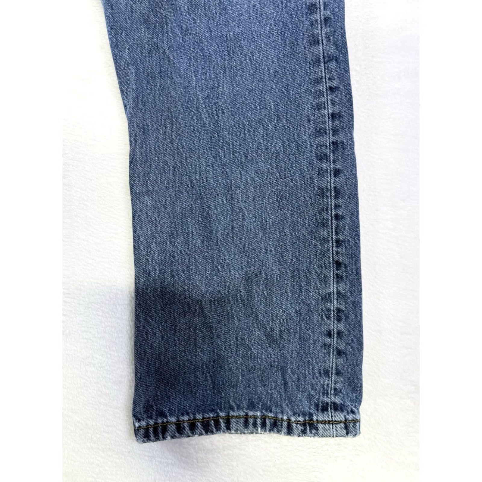 Levi's Levi's 505 Jeans Men 40x30 Regular Fit Straight Denim Blue 5-Pocket Zip Button Jeans Size US 40 / EU 56 - 4 Thumbnail