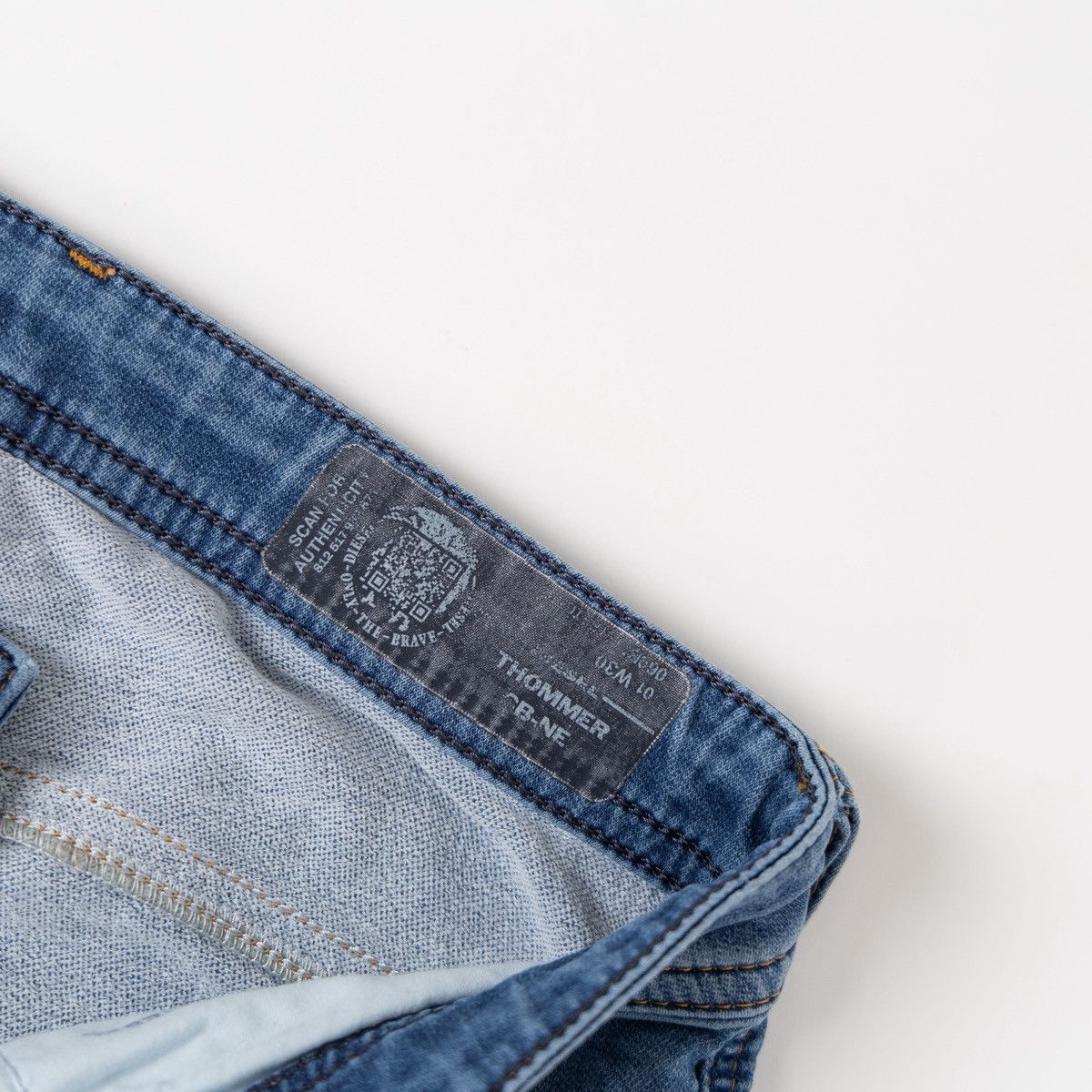 Diesel Diesel Thommer Mens Blue JoggJeans Slim Fit Distressed Denim Size US 30 / EU 46 - 5 Thumbnail