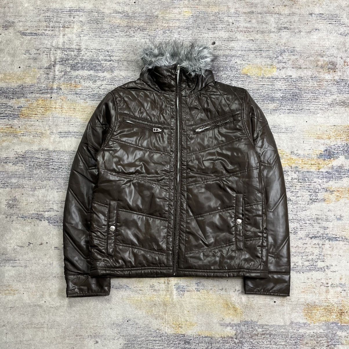 Tornado Mart Spinach fur collar riders jacket vkei style Size US M / EU 48-50 / 2 - 3 Thumbnail