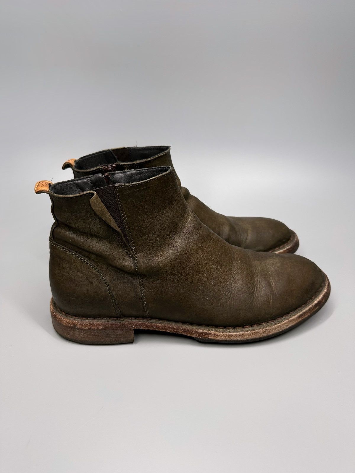 Guidi × MoMA MoMa Leather Zip Boots style Rick Owens Rare Size US 5.5 / EU 38 - 1 Thumbnail